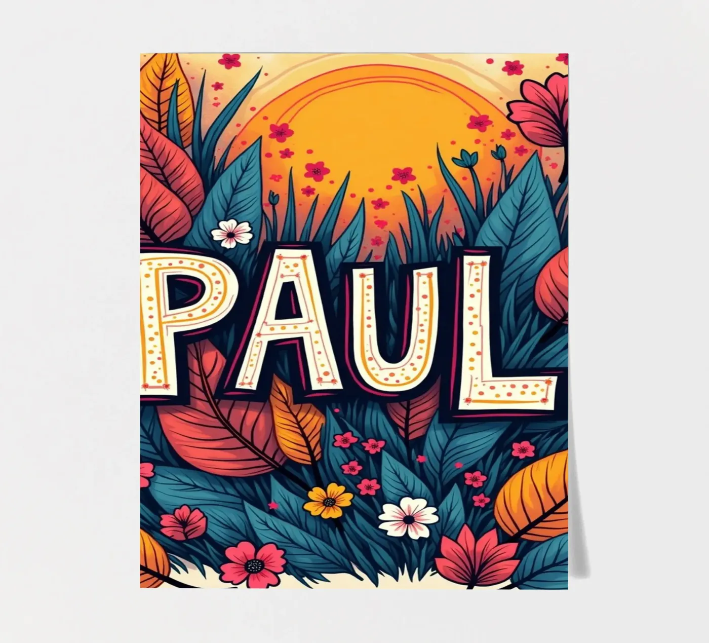 PAUL sticker sheet by CASTILO Namengalerie