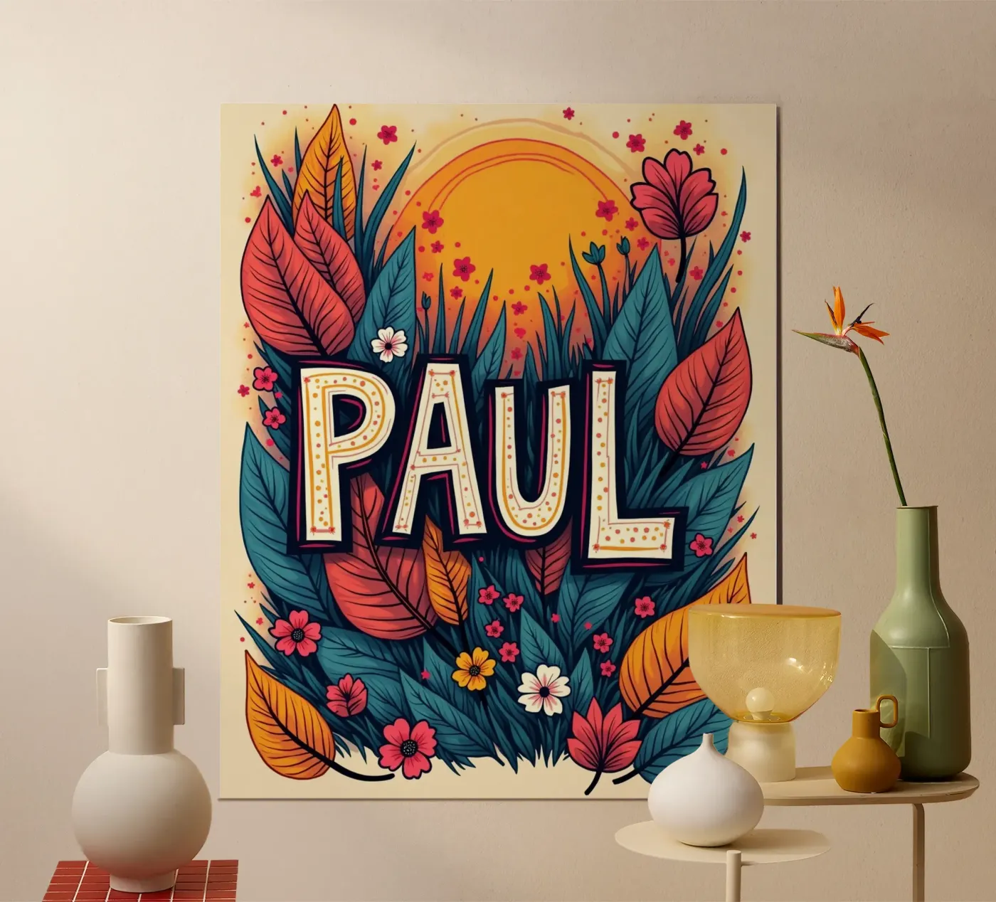 PAUL Poster von CASTILO Namengalerie
