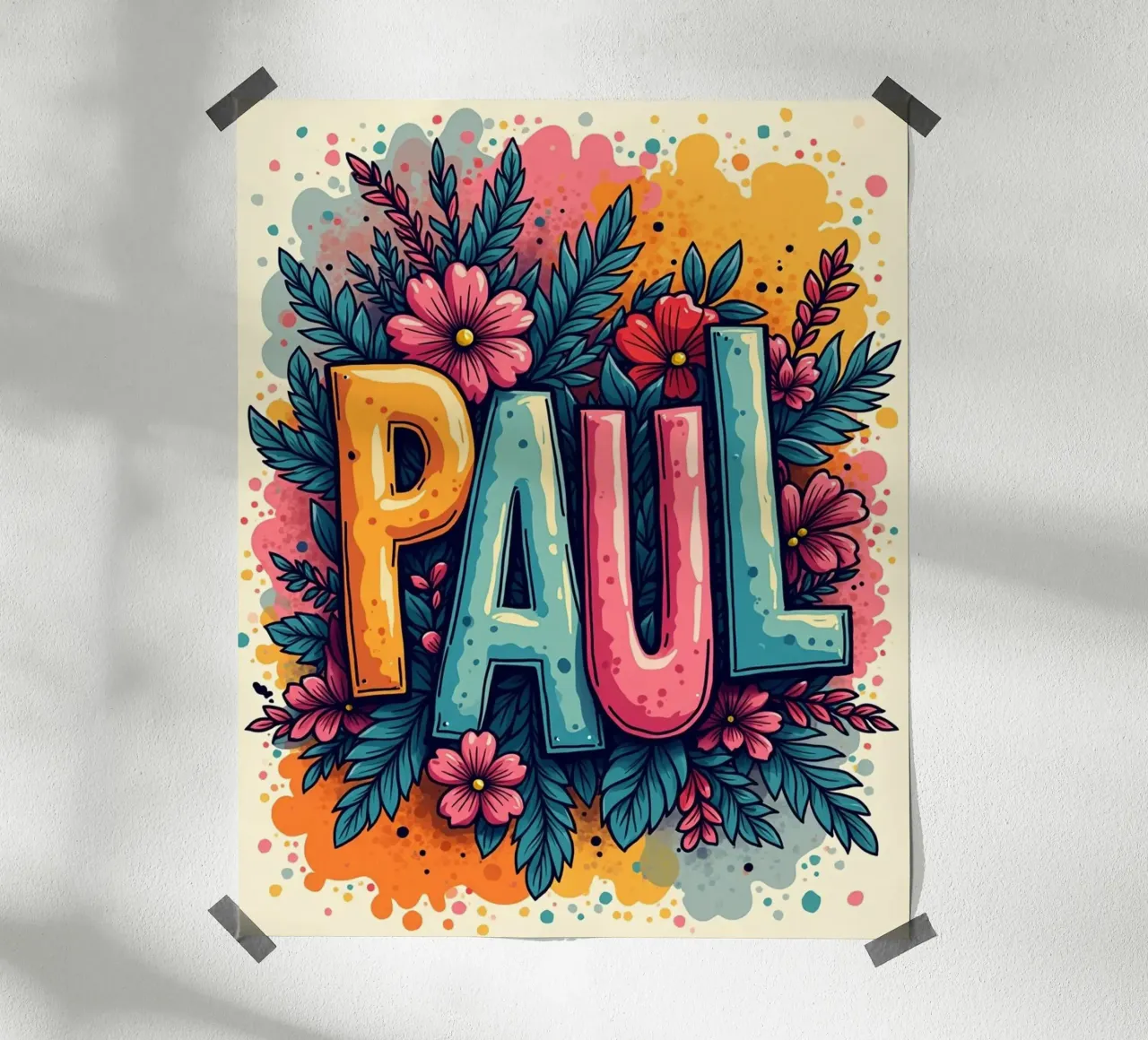 Paul poster da CASTILO Namengalerie