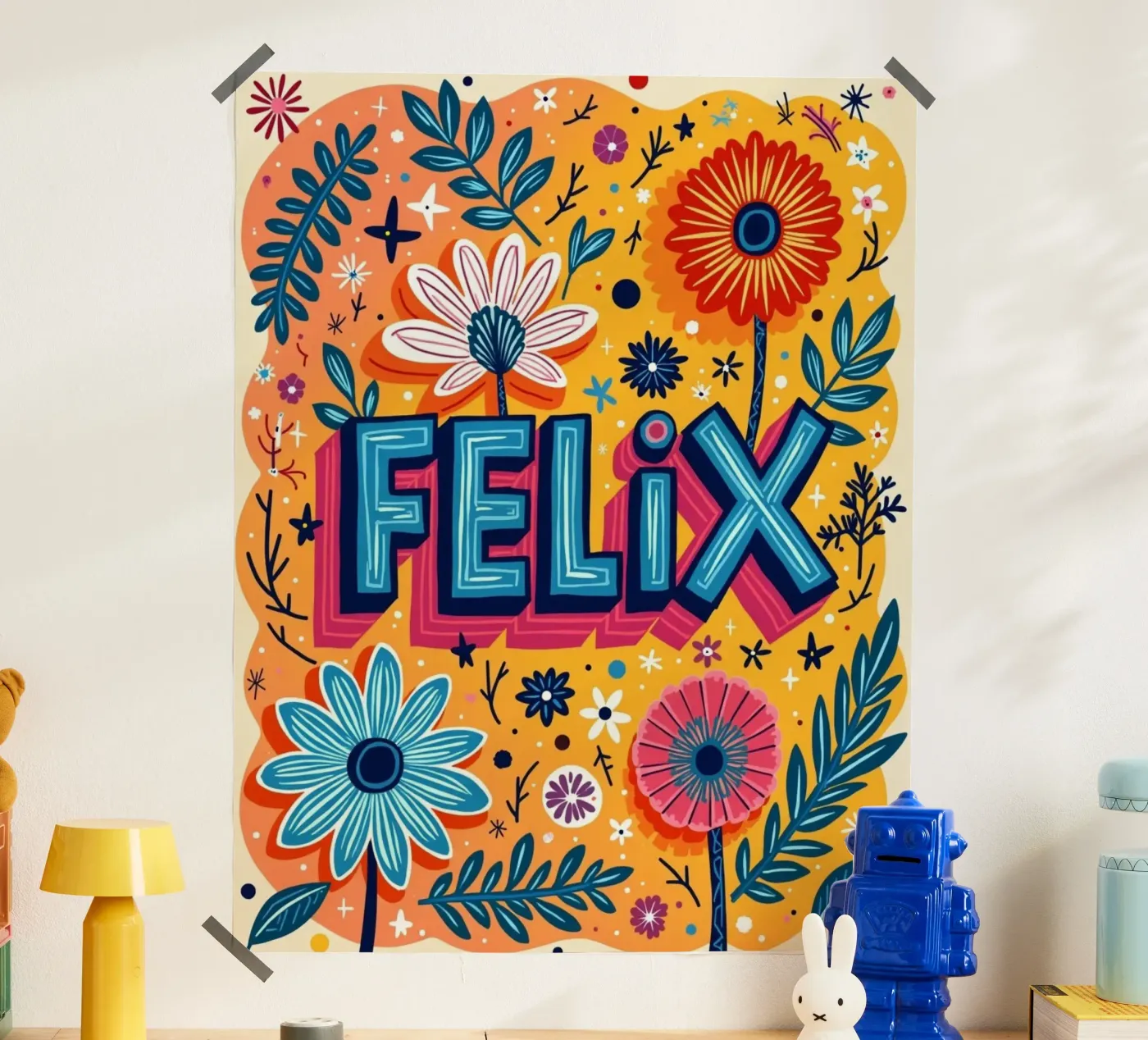 FELIX Poster von CASTILO Namengalerie