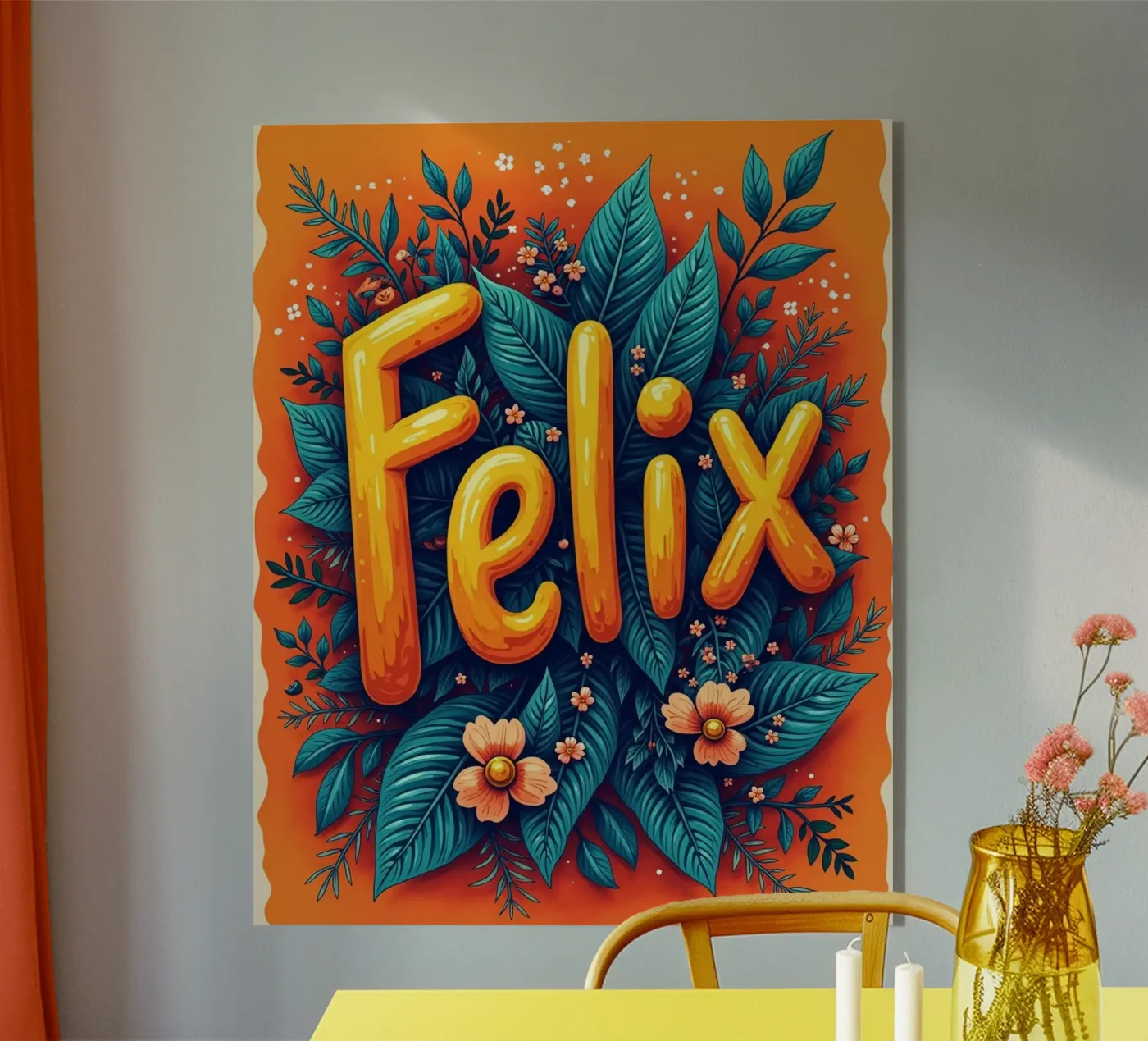 Felix plexiglas de CASTILO Namengalerie