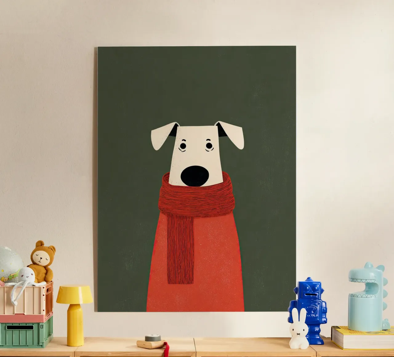 Wrapped Up Pup plexiglass da wonderfolk