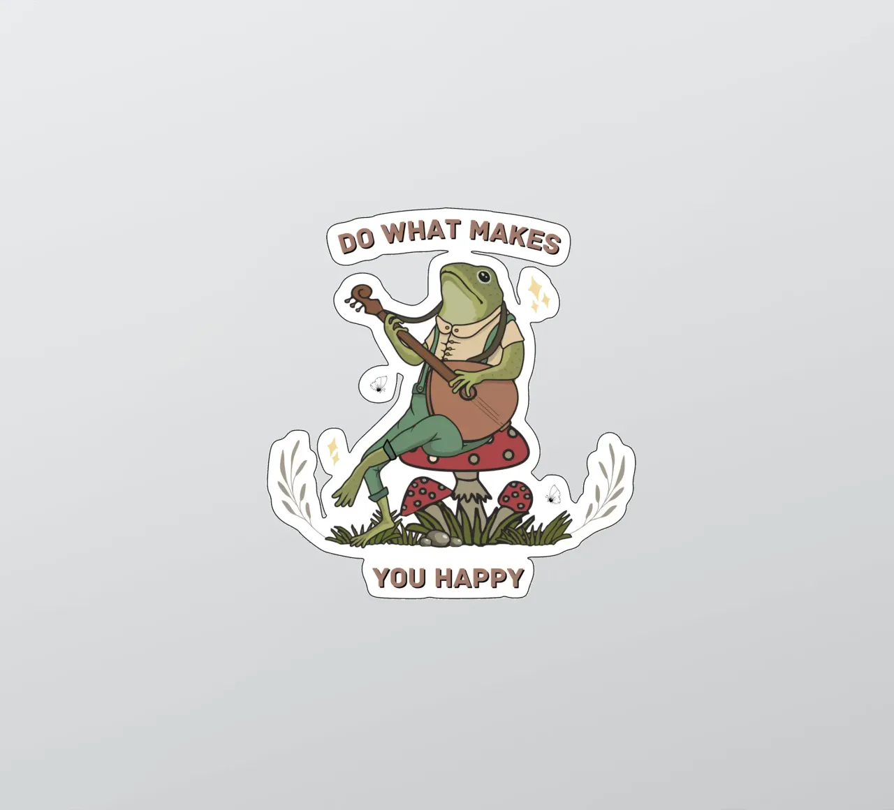 Frog and Fungus Follies sticker by DesignArt