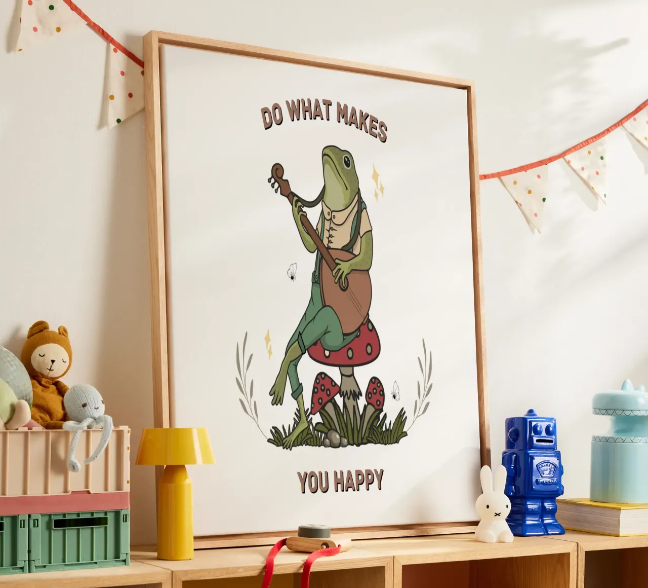Frog and Fungus Follies canvas by DesignArt