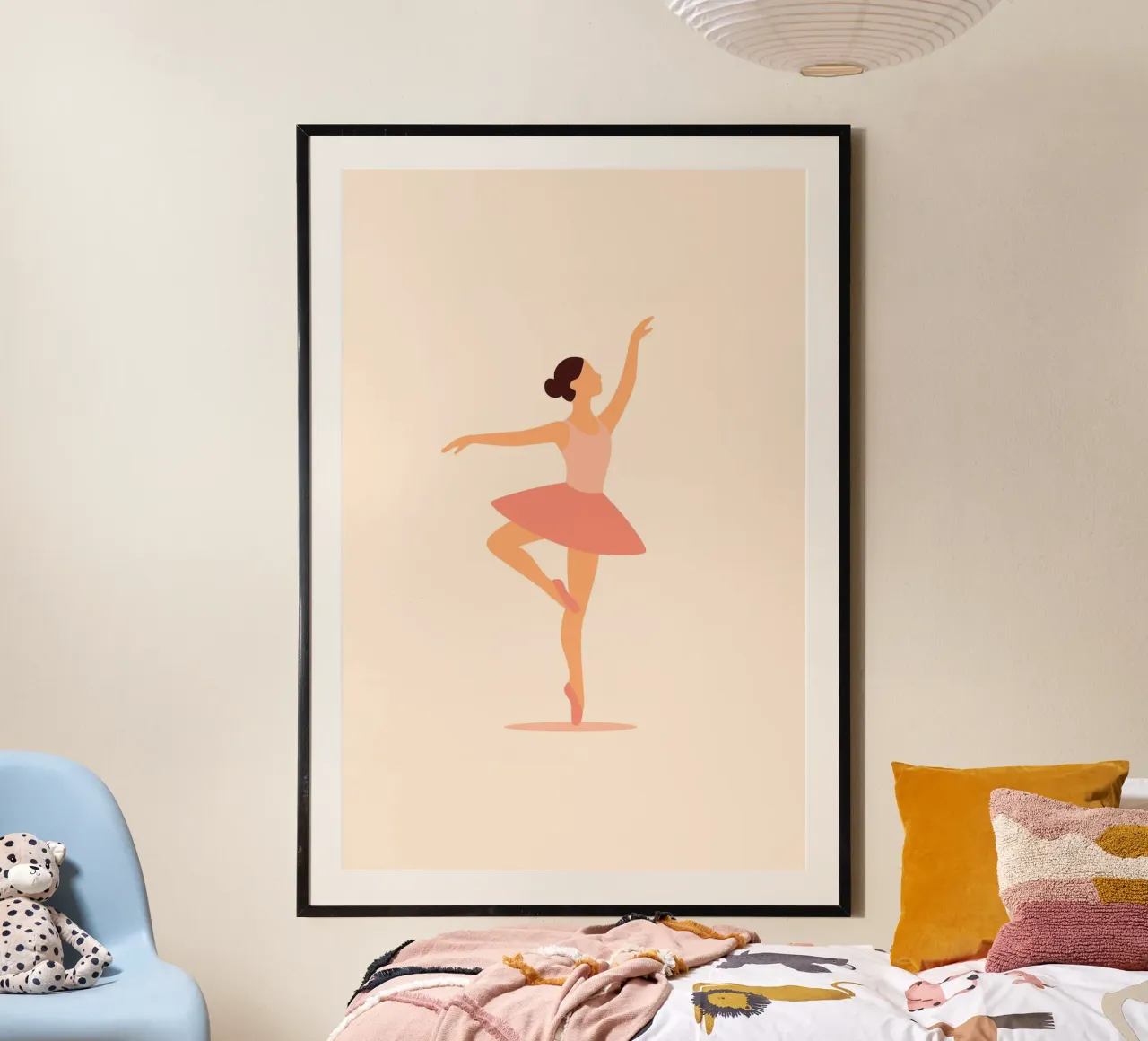 Ballerina poster da minimalist people