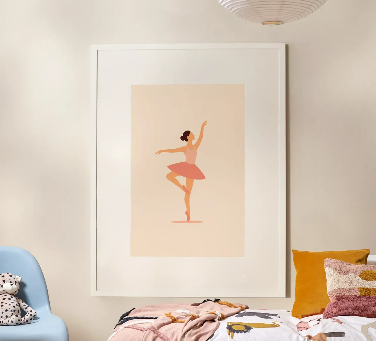 Ballerina poster da minimalist people