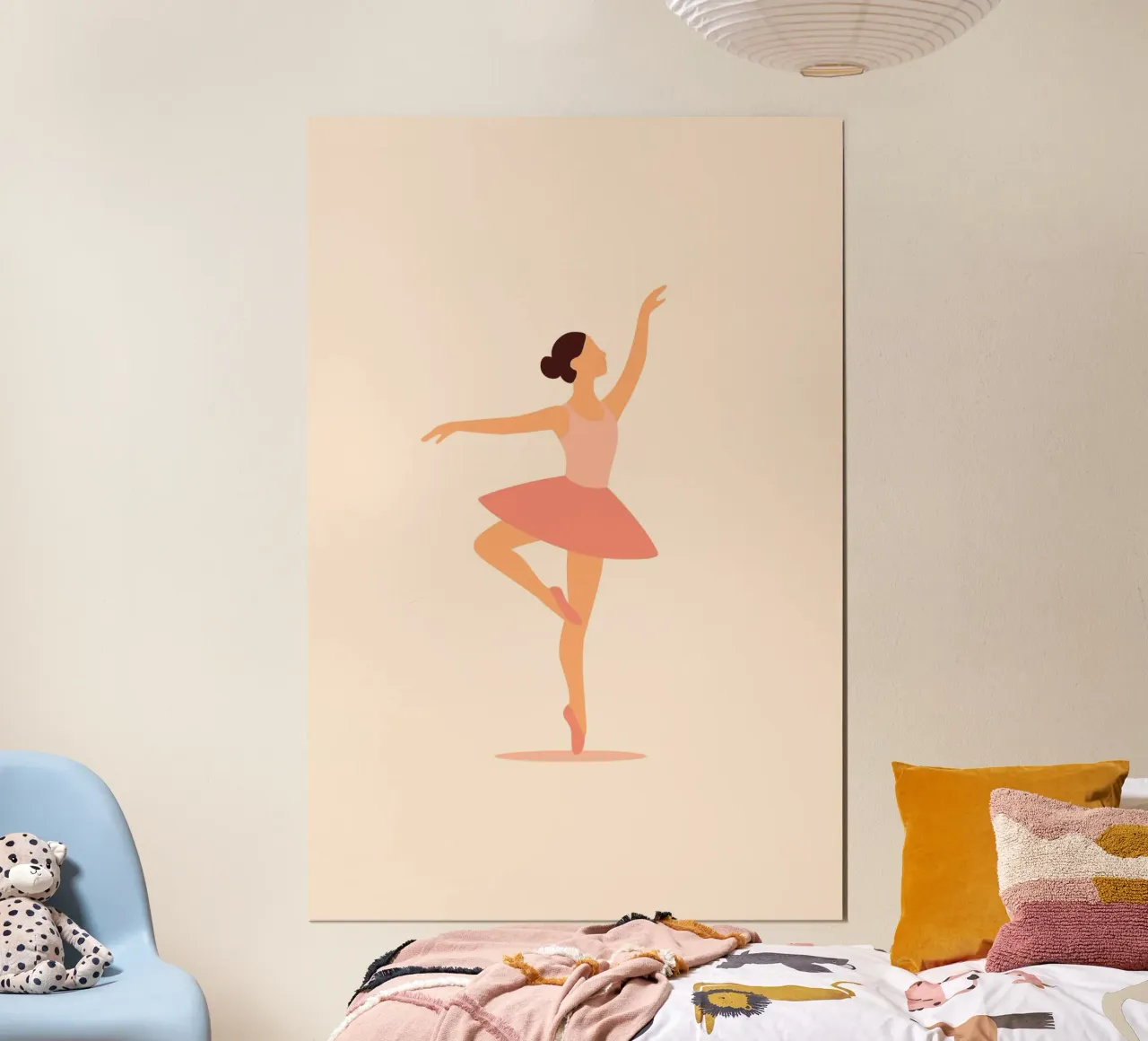 Ballerina poster da minimalist people