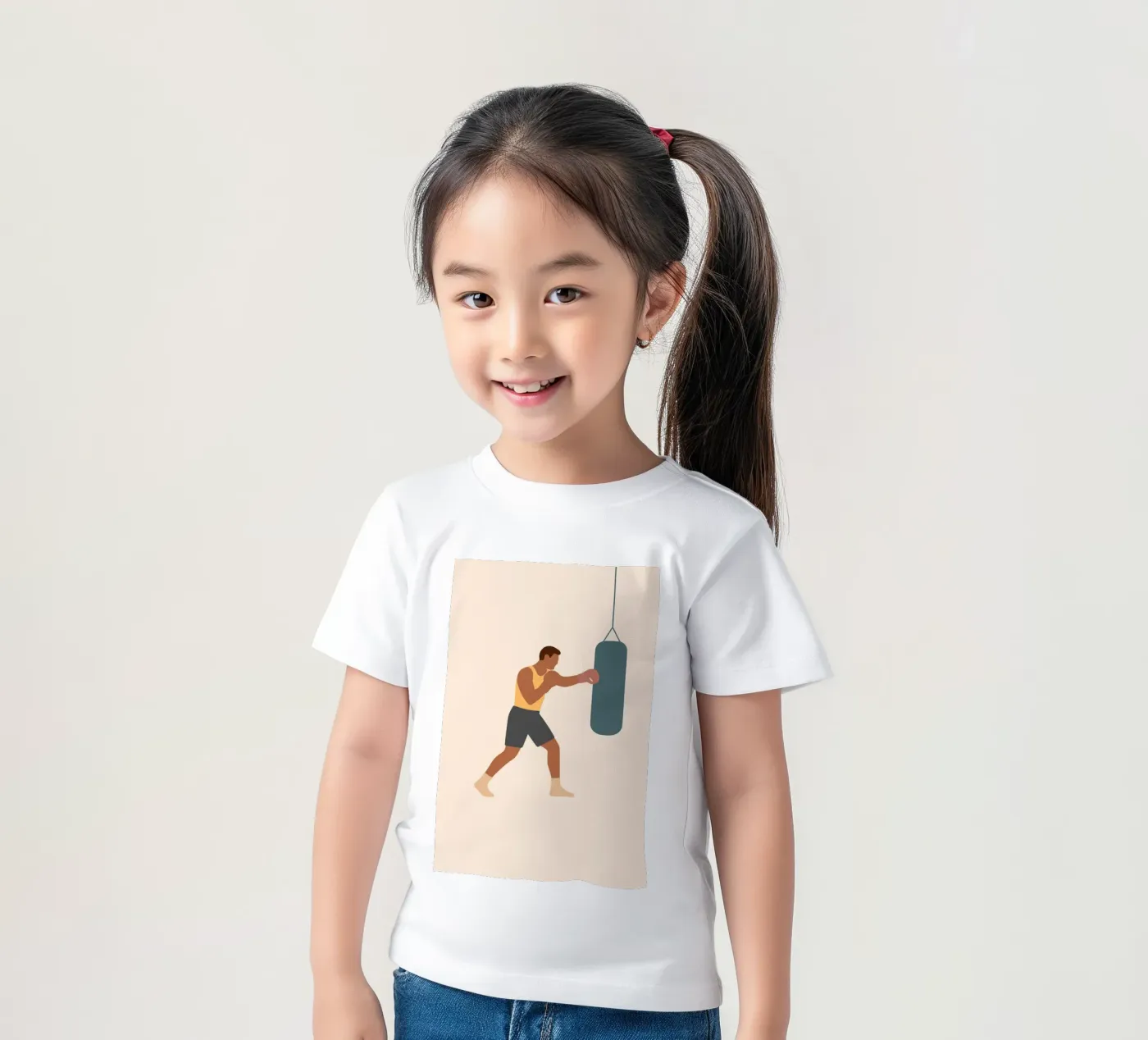 Boxer t-shirt bambini da minimalist people