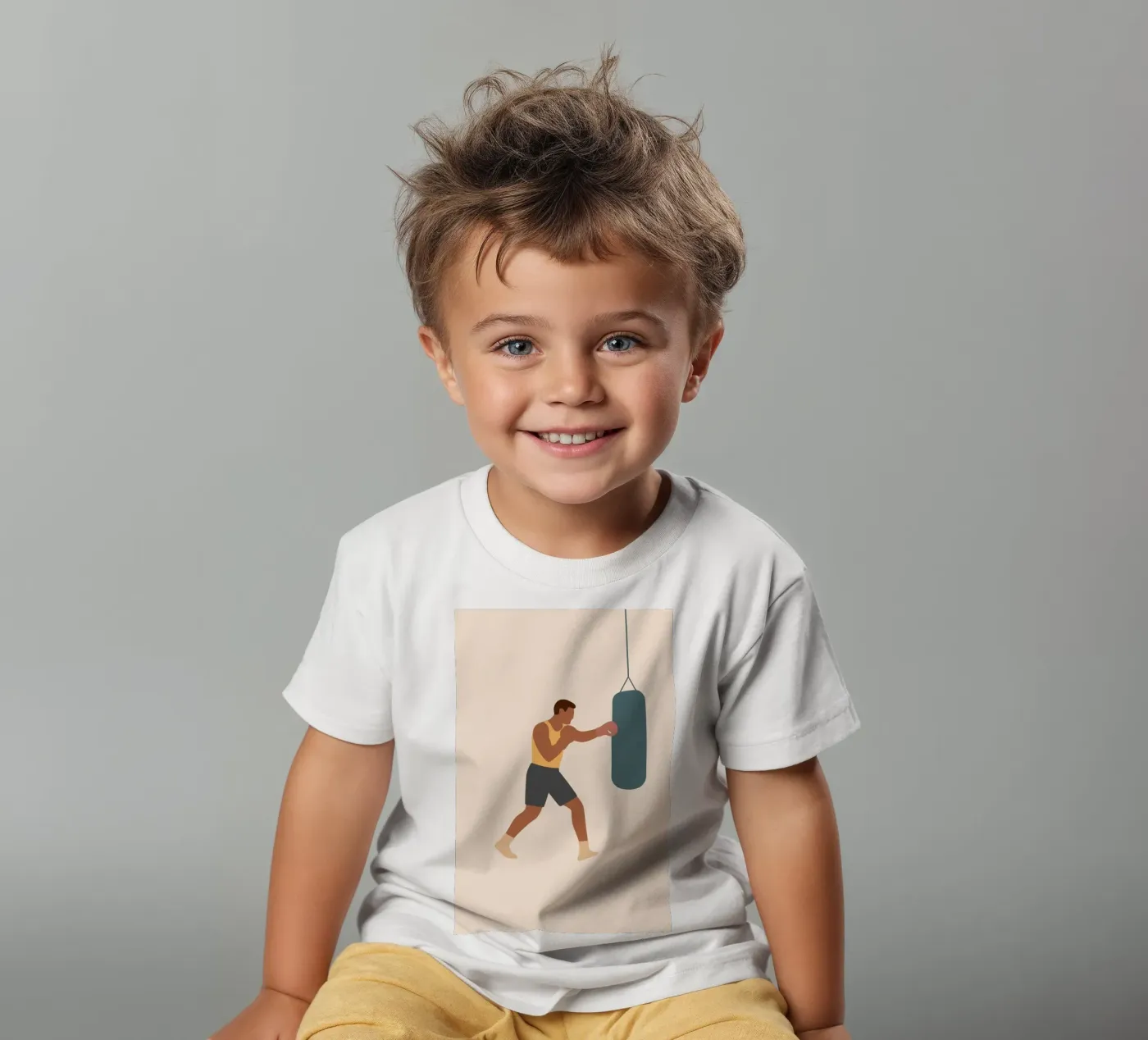 Boxer t-shirt bambini da minimalist people