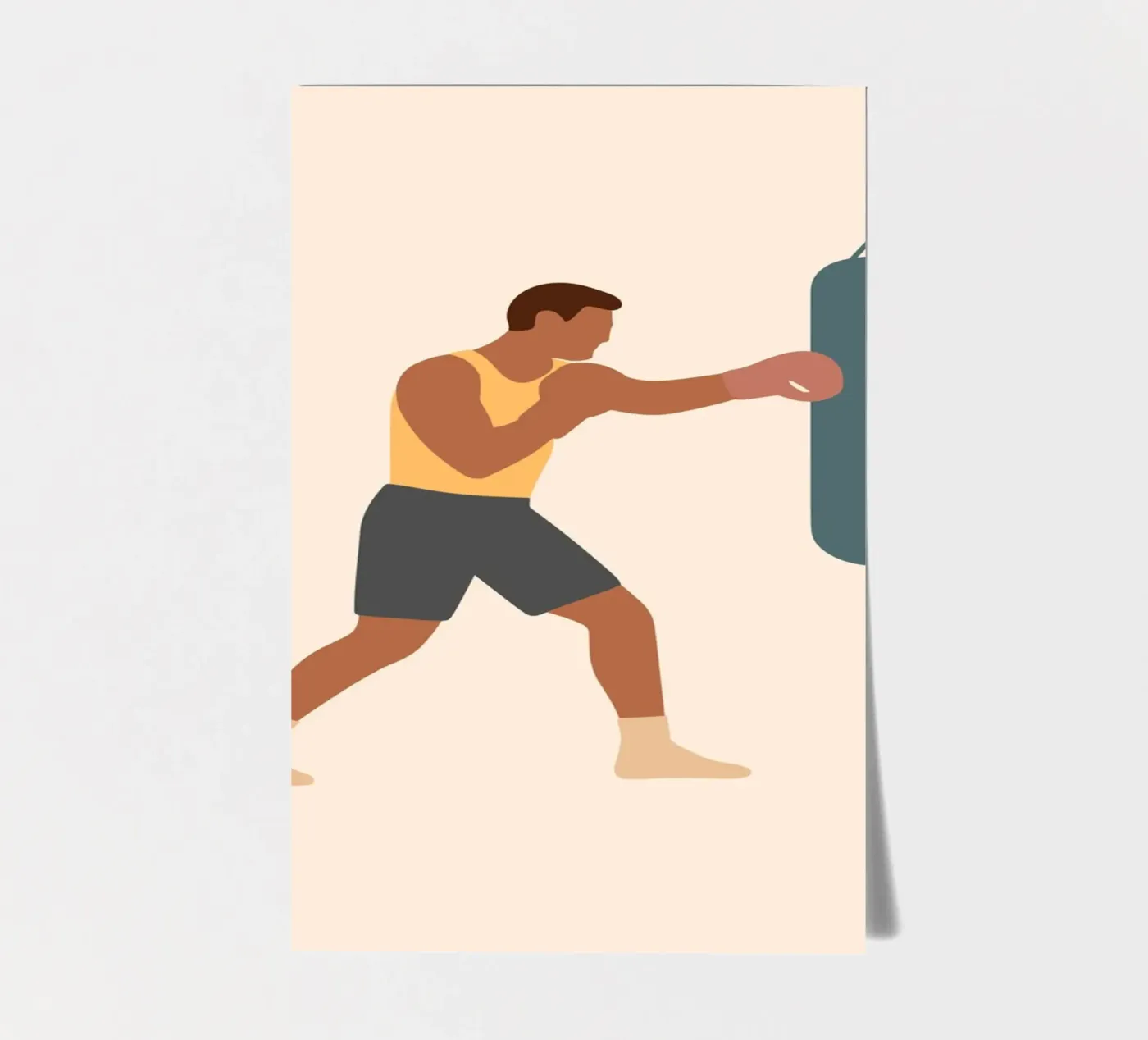 Boxer sticker sheet by minimalist people