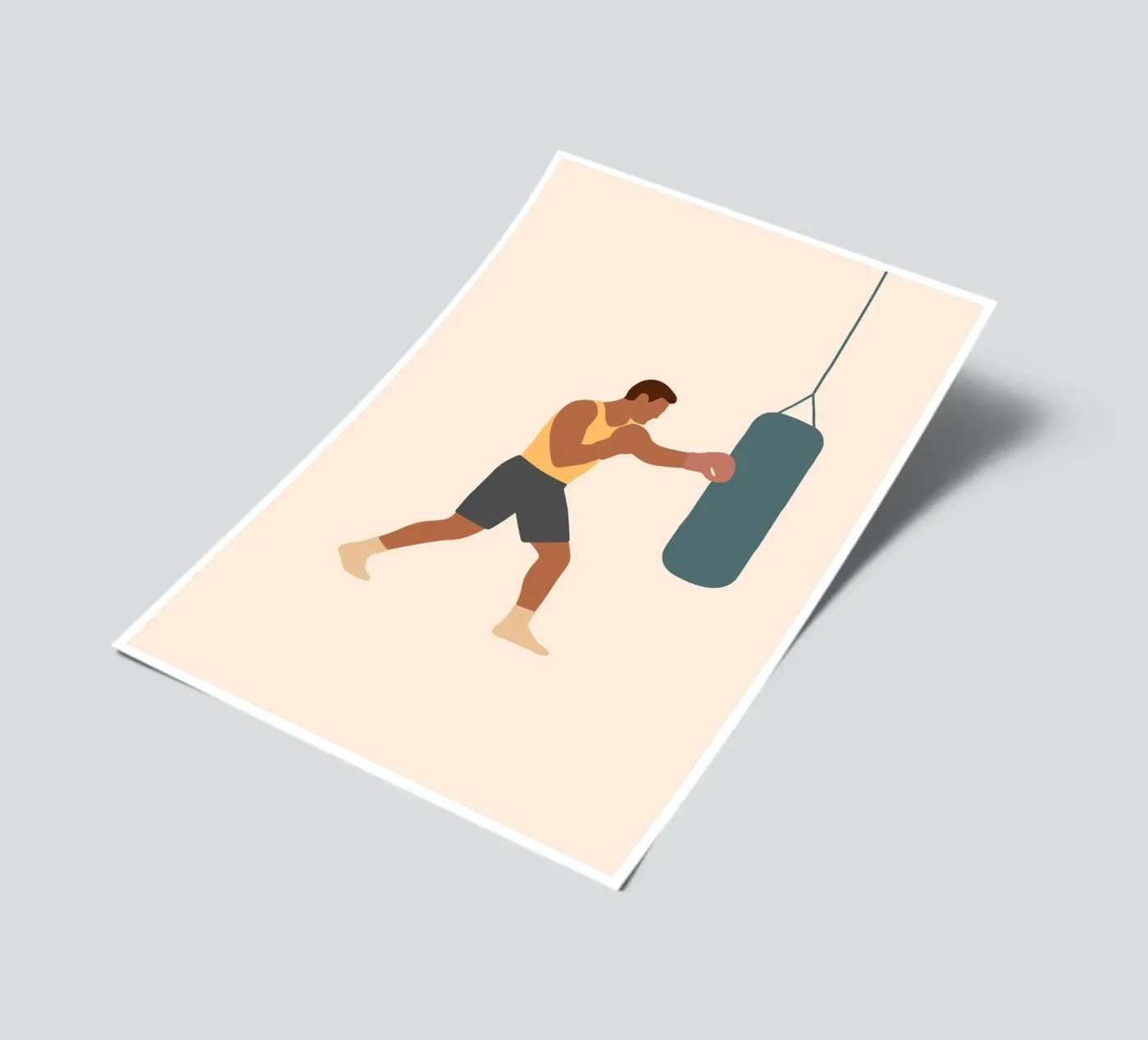Boxer sticker sheet by minimalist people