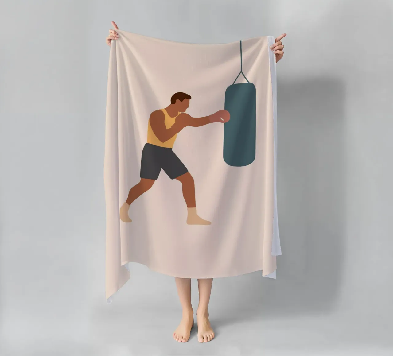 Boxer telo mare da minimalist people