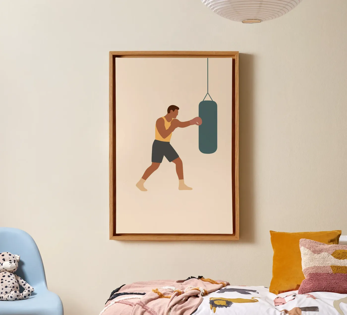 Boxer tela da minimalist people