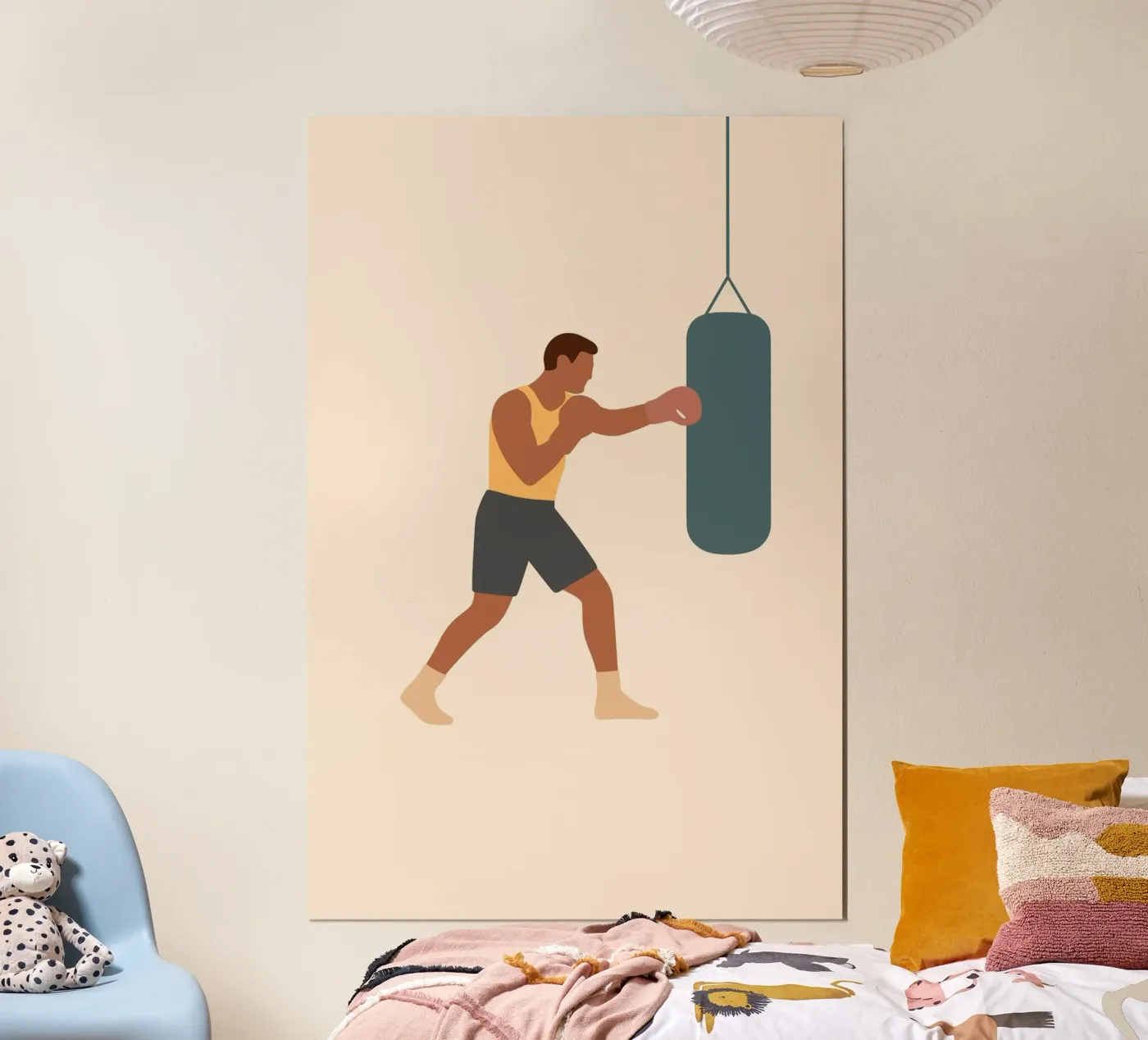 Boxer Poster von minimalist people