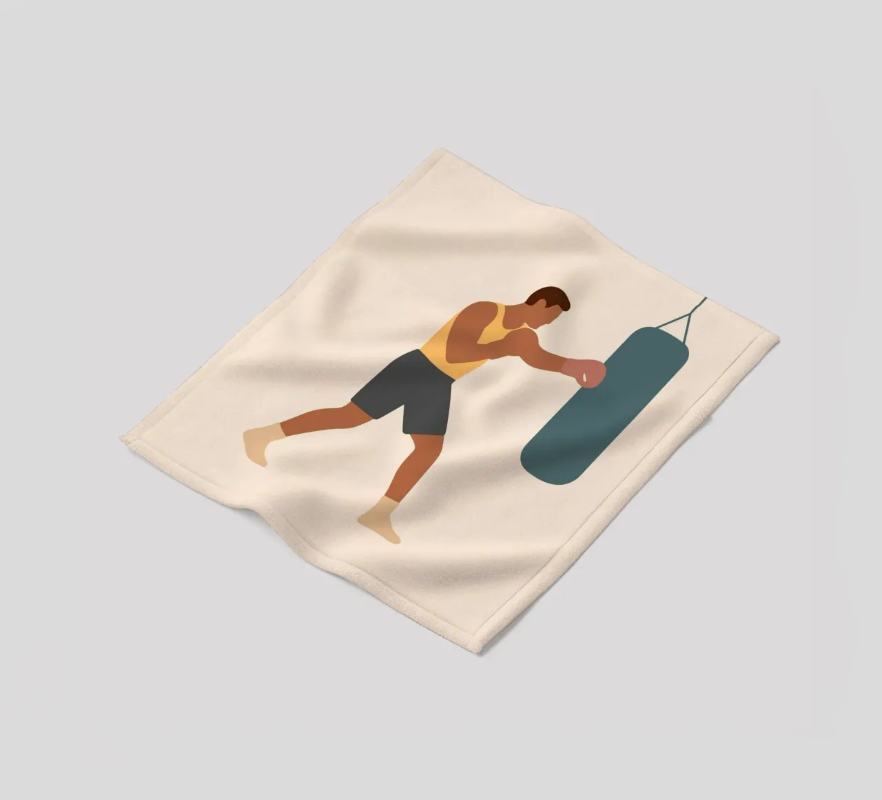 Boxer Fleecedecke von minimalist people