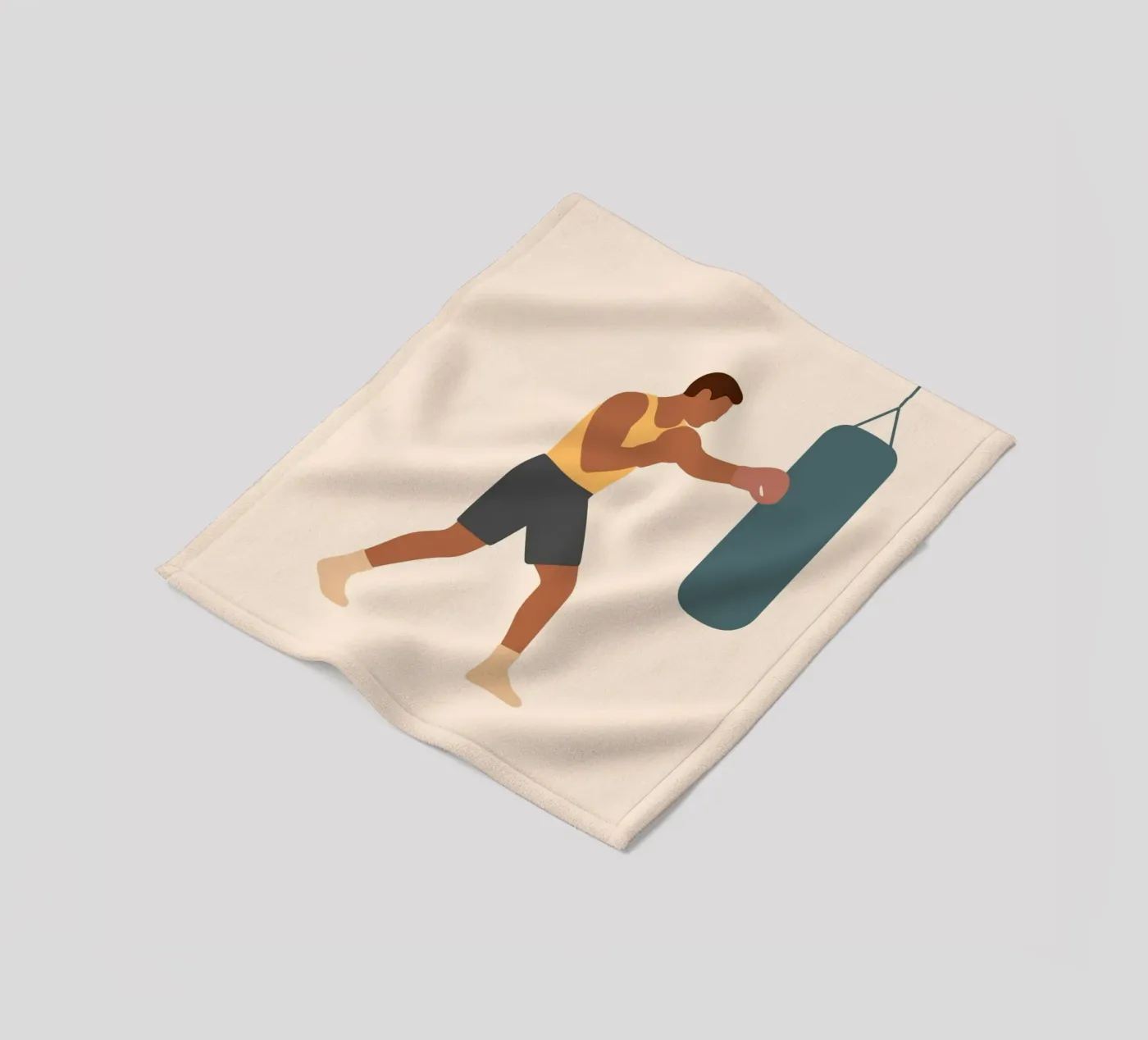 Boxer Fleecedecke von minimalist people