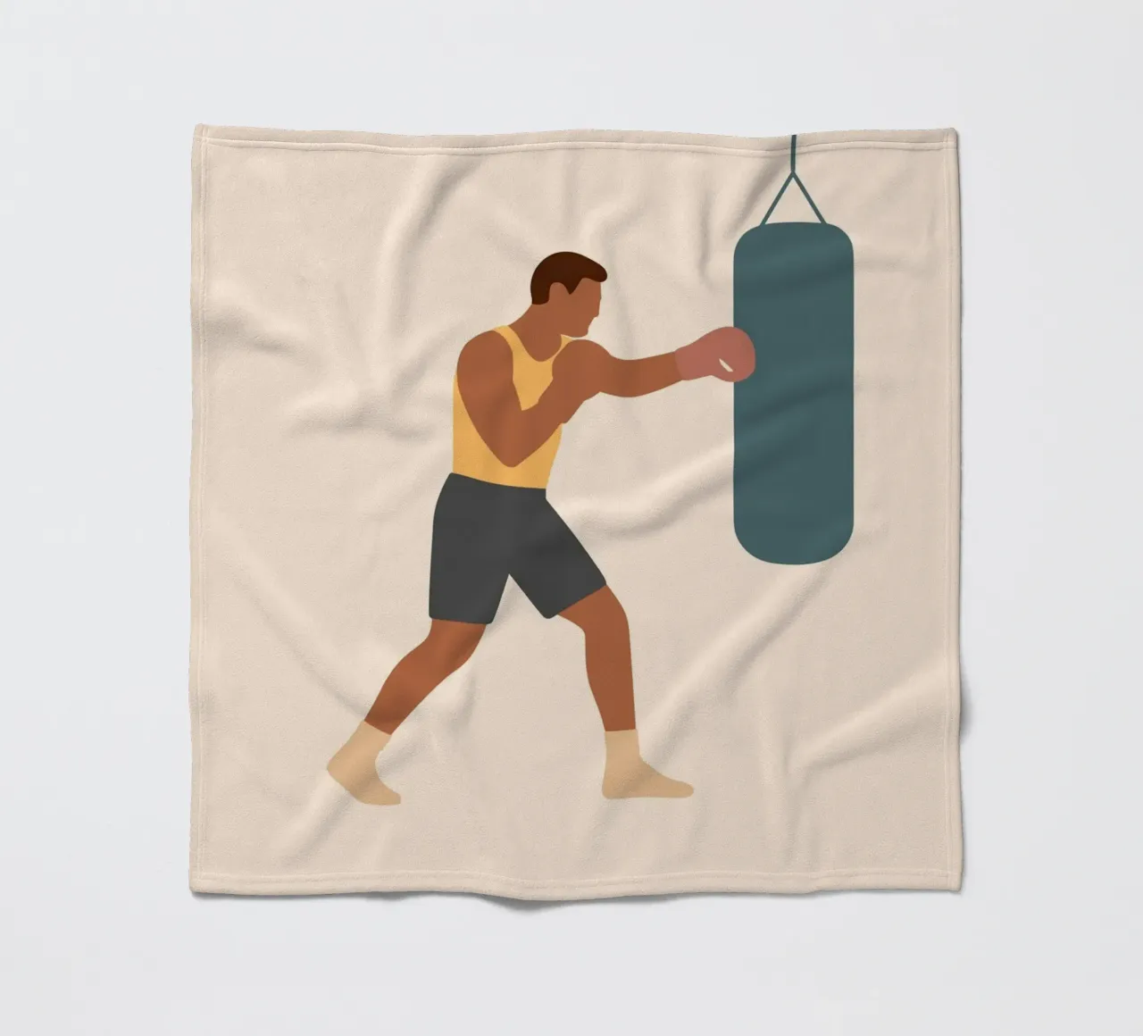 Boxer Fleecedecke von minimalist people
