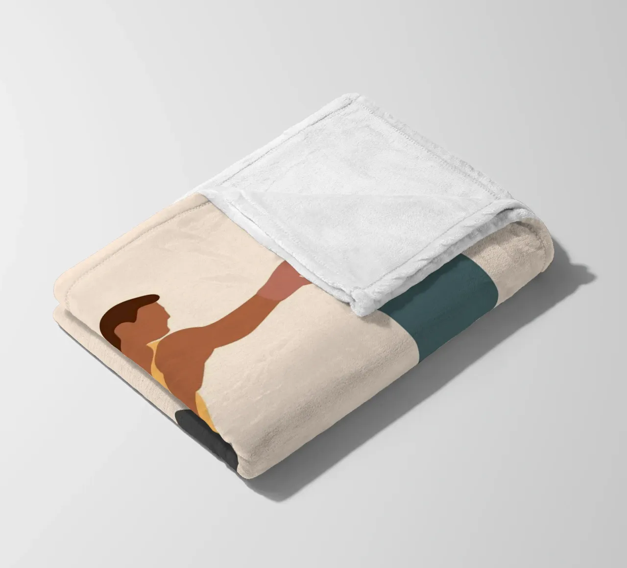 Boxer Fleecedecke von minimalist people