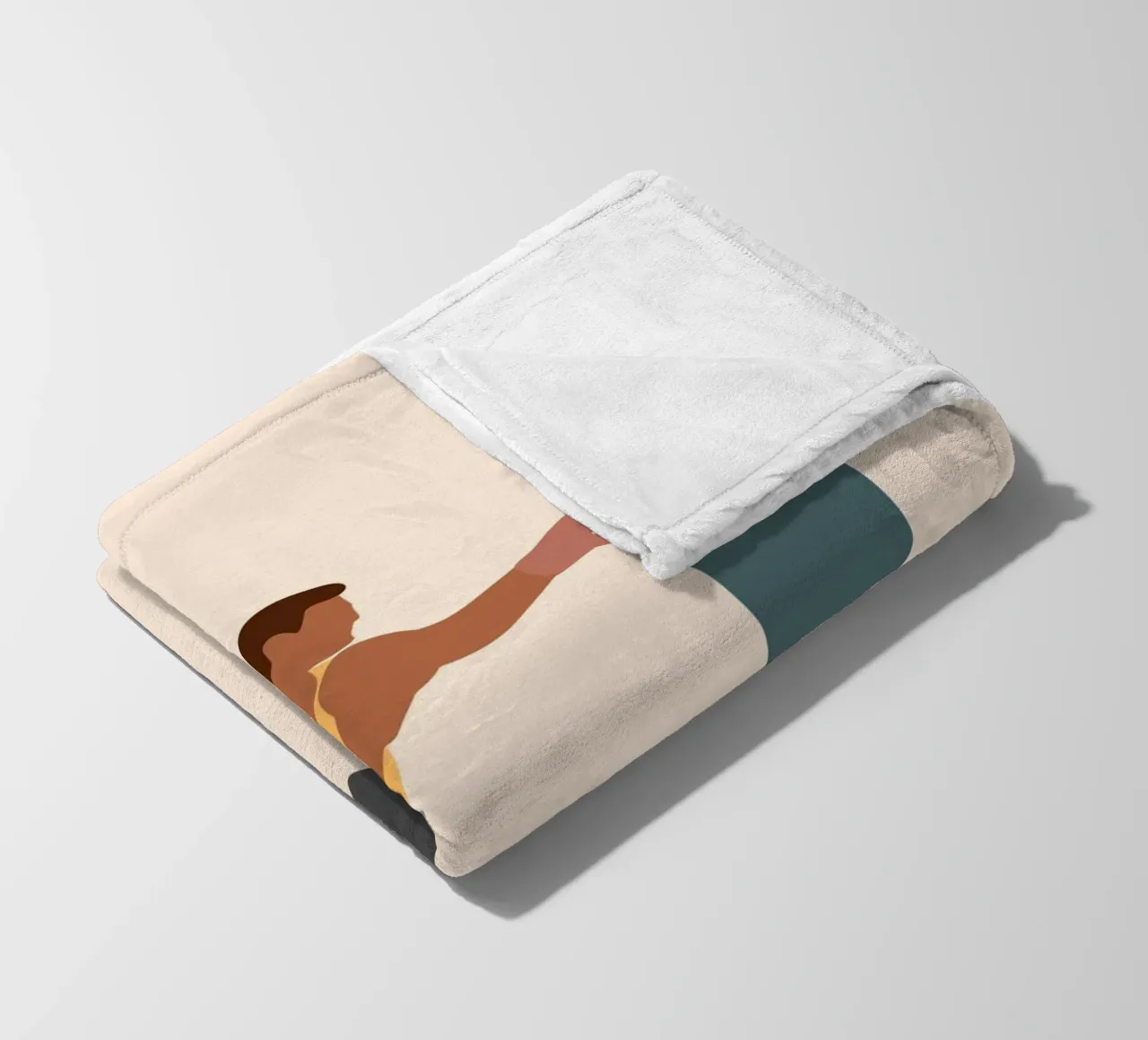 Boxer Fleecedecke von minimalist people