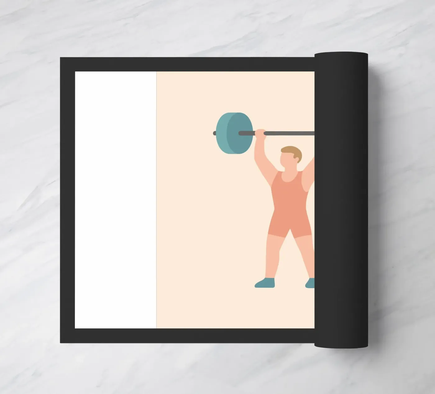 Gewichtheber zerbino da minimalist people