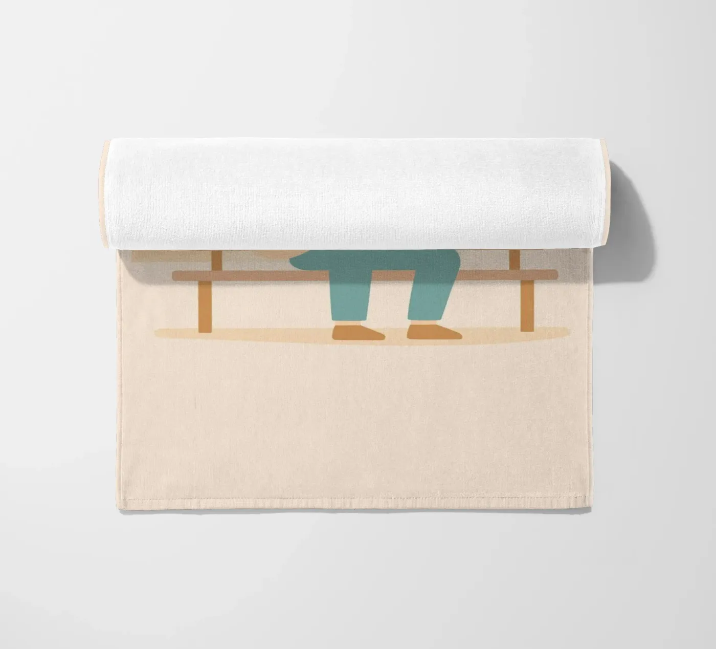 chitarrista telo mare da minimalist people
