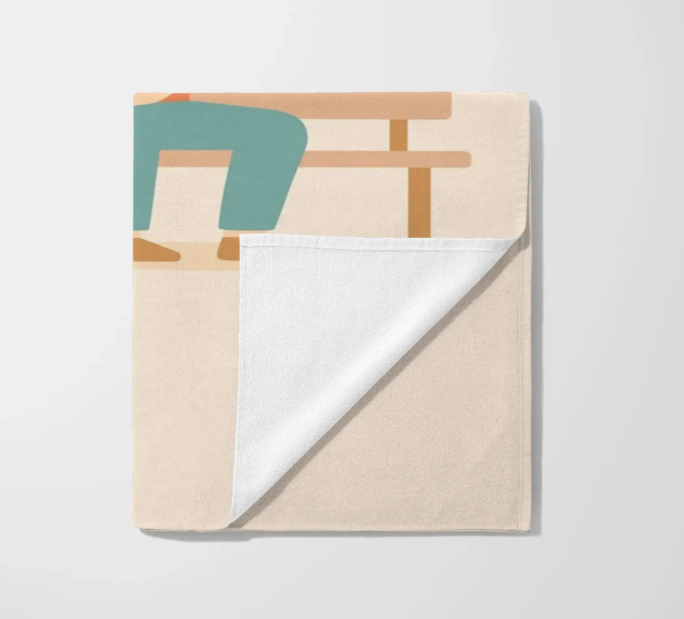 chitarrista telo mare da minimalist people