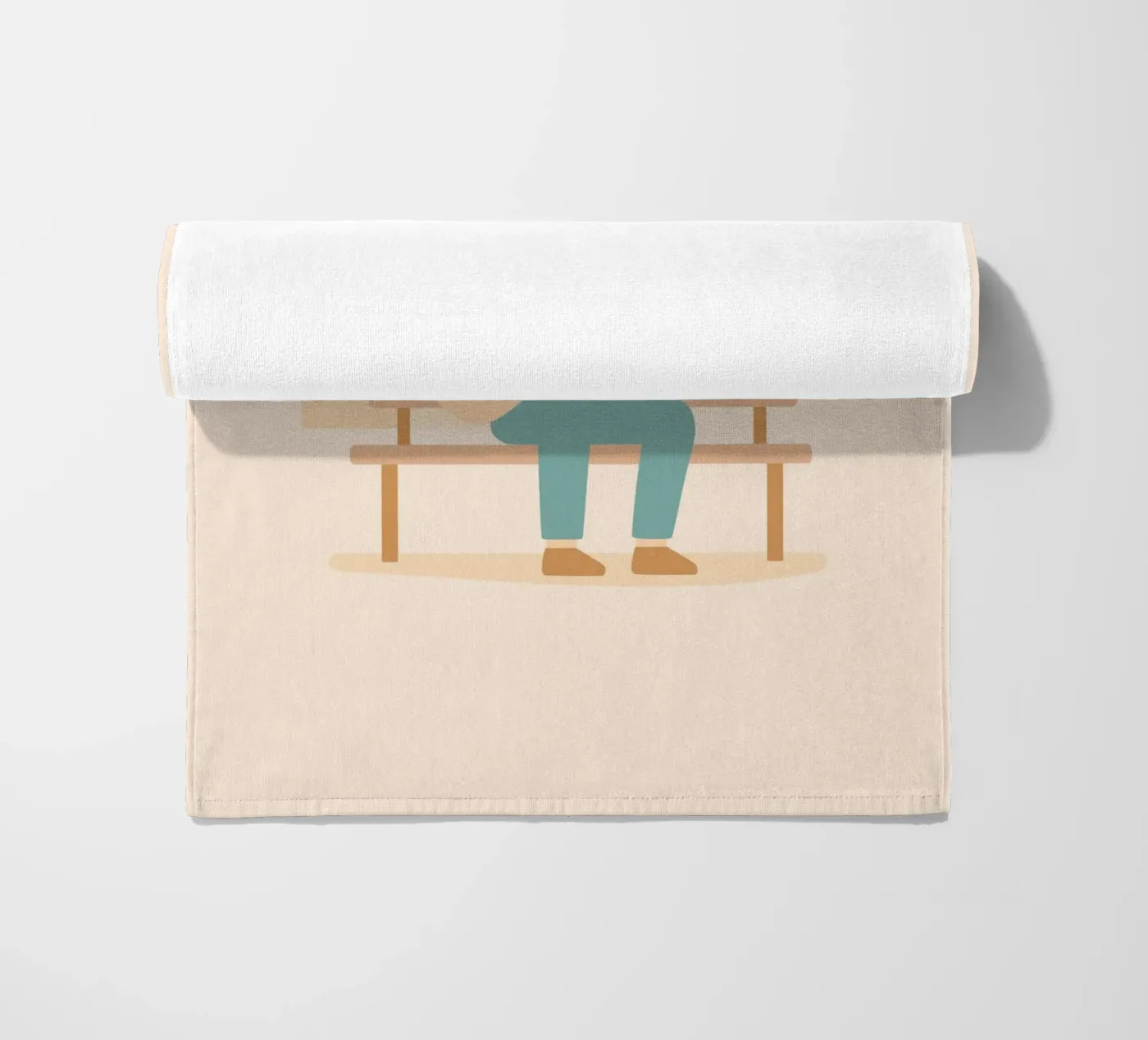 chitarrista telo mare da minimalist people