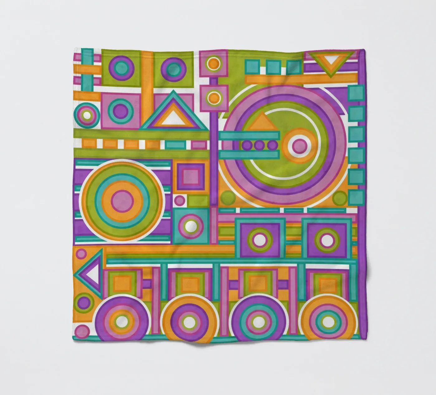 TRAIN plaid polaire de shellybremmer