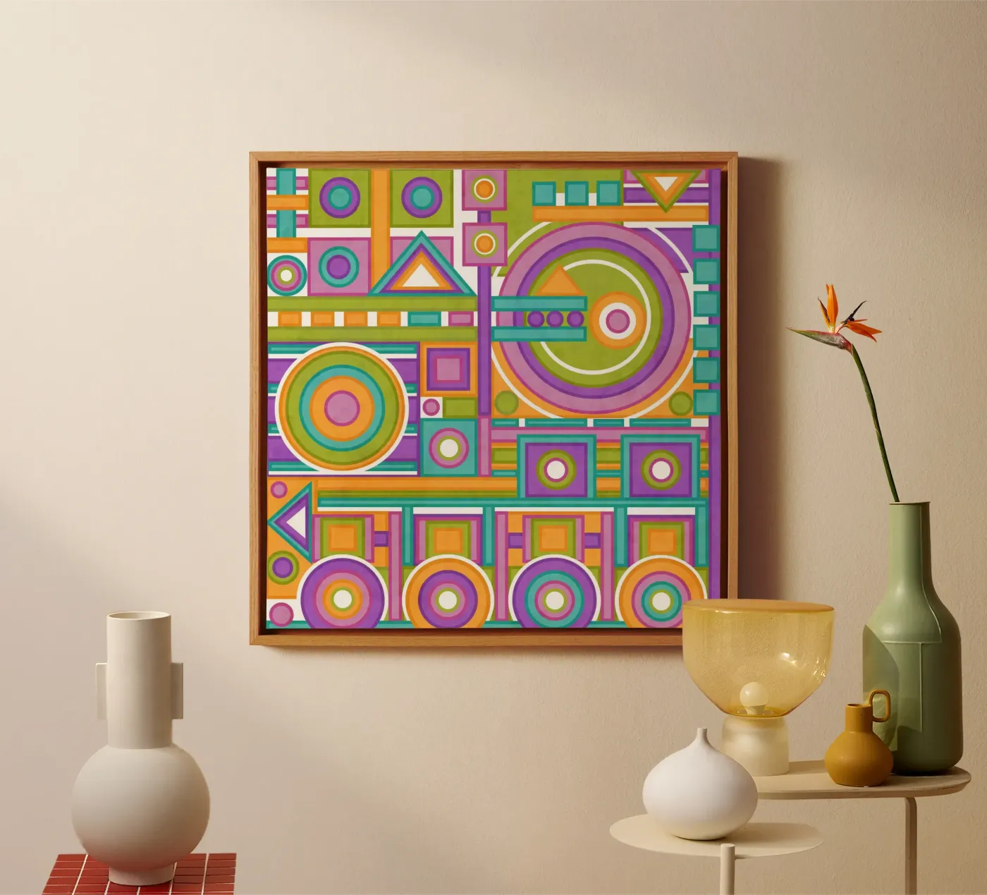 TRAIN canvas by shellybremmer