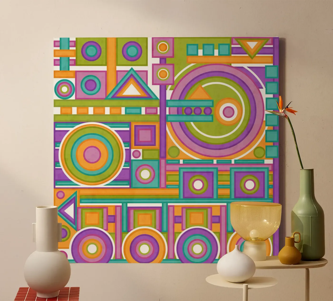 TRAIN canvas by shellybremmer