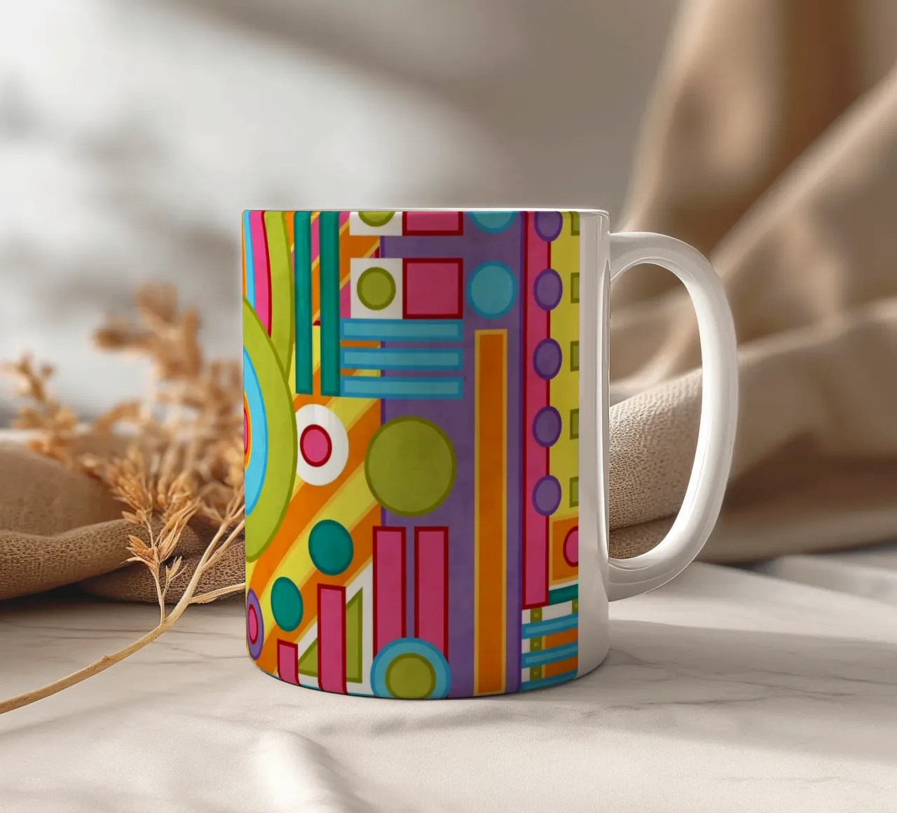 SPATIAL ceramic mug by shellybremmer