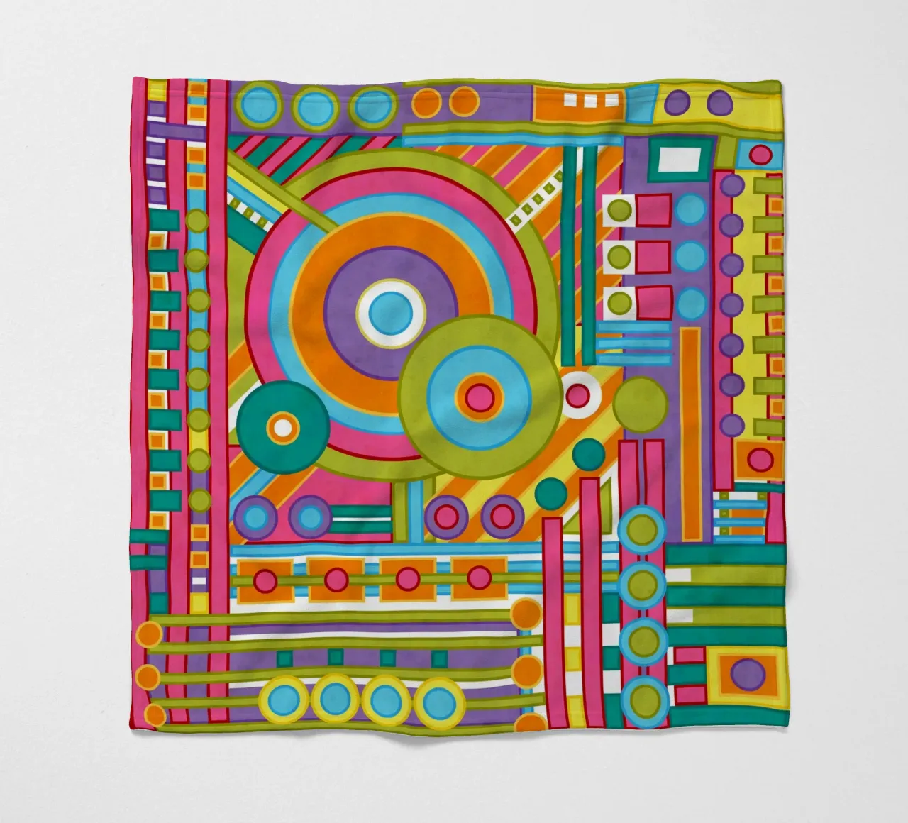 SPATIAL fleece blanket by shellybremmer