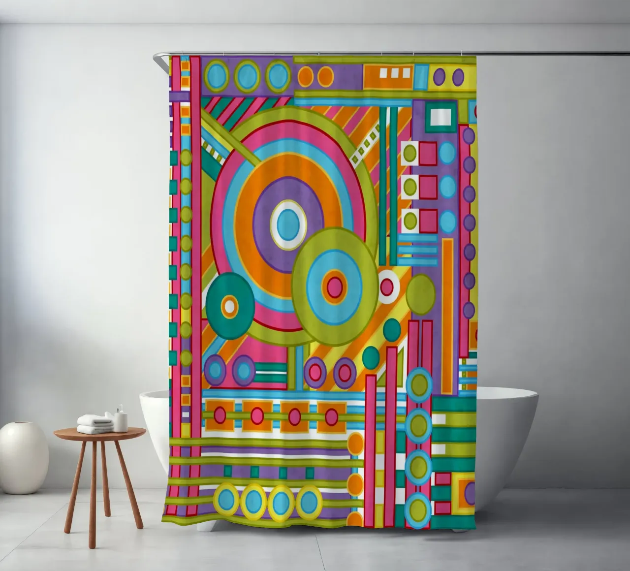 SPATIAL Duschvorhang von shellybremmer