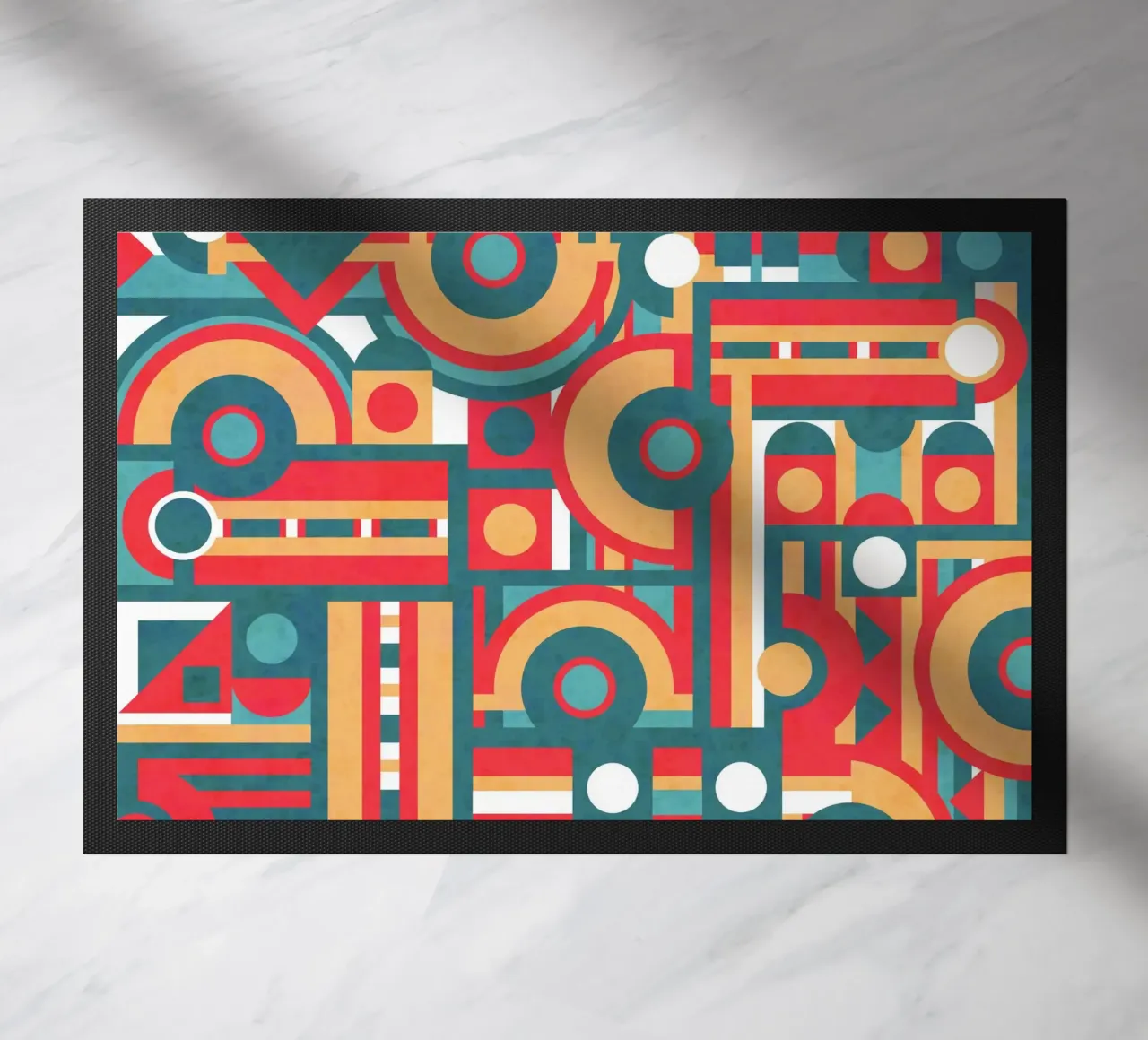 JUMBLED doormat by shellybremmer
