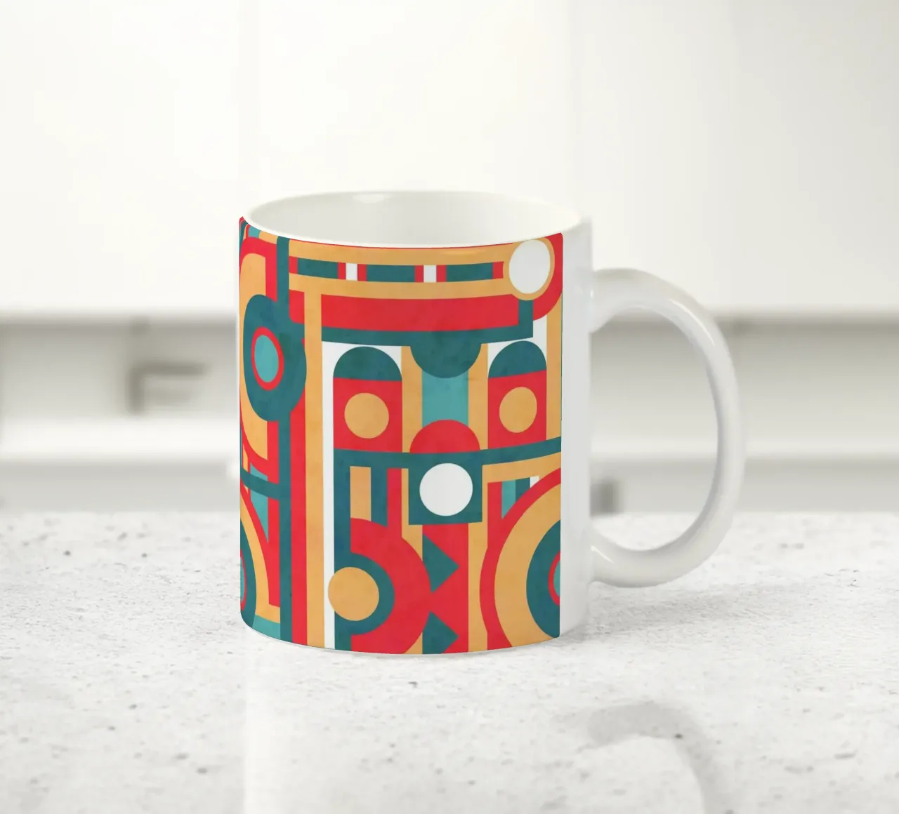 JUMBLED ceramic mug by shellybremmer