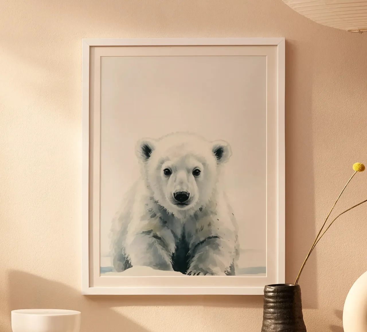 Junger Eisbär Poster von PERSIE