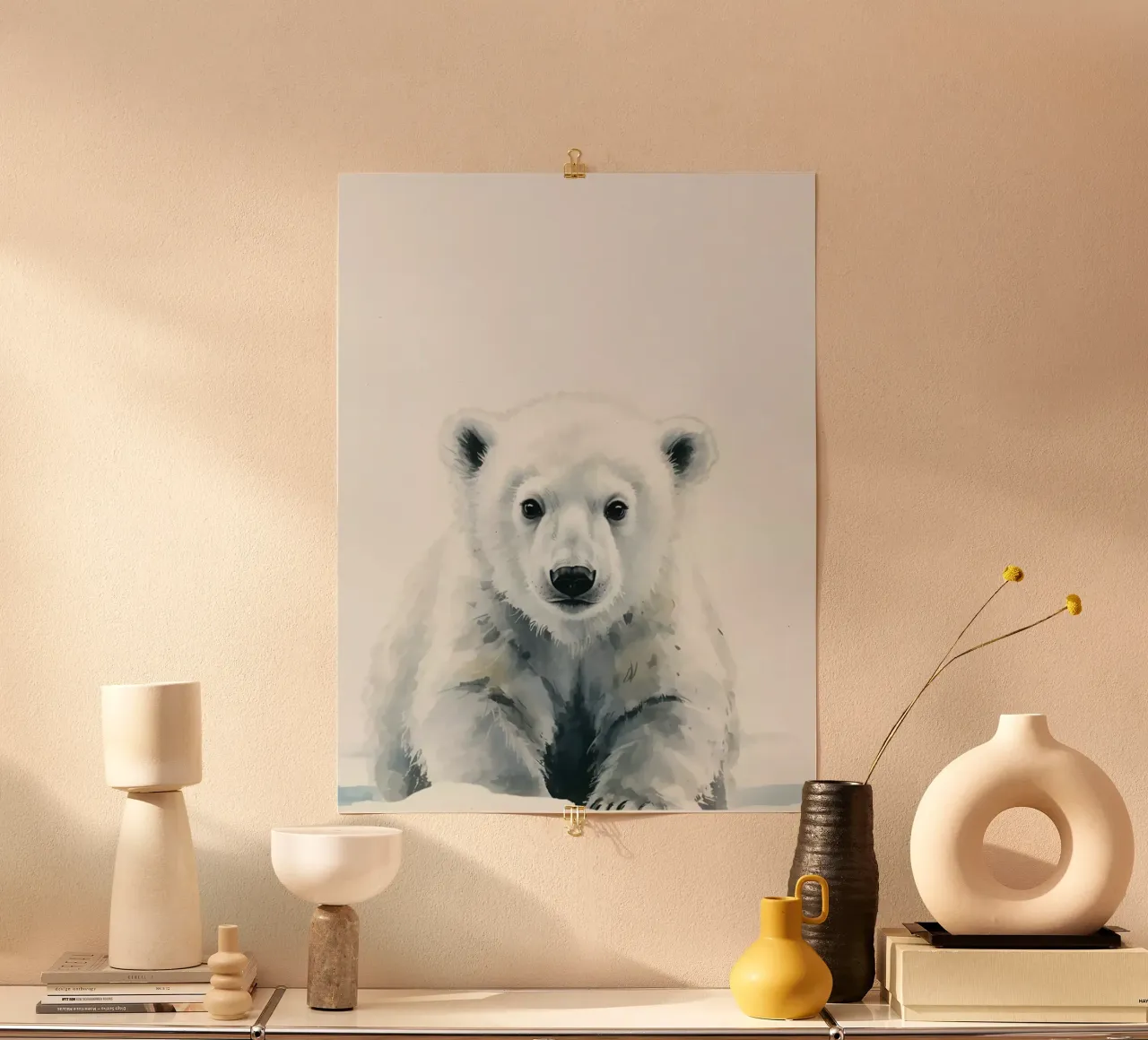 Junger Eisbär Poster von PERSIE