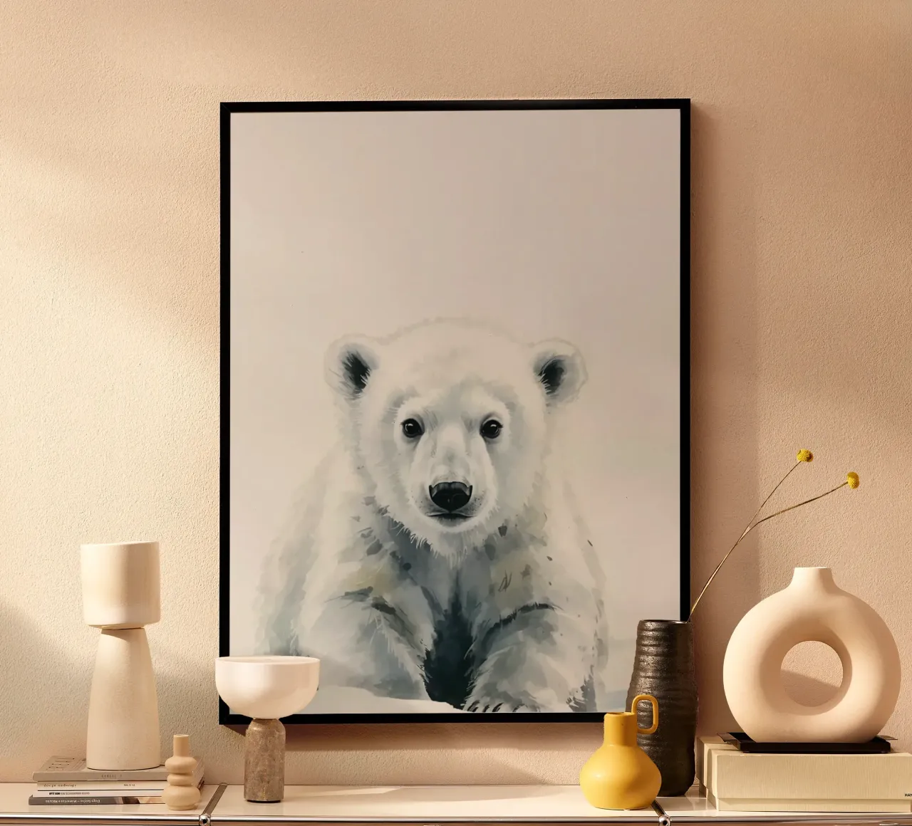 Junger Eisbär Poster von PERSIE