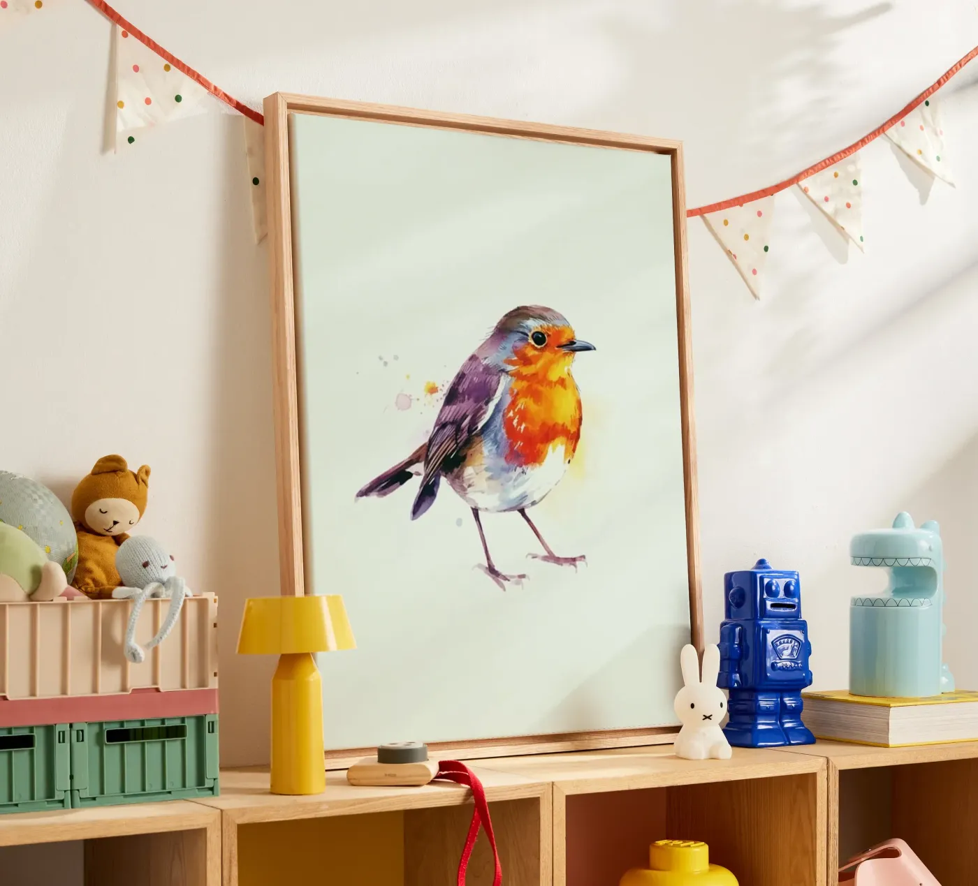 WINTER ROBIN canvas van PERSIE