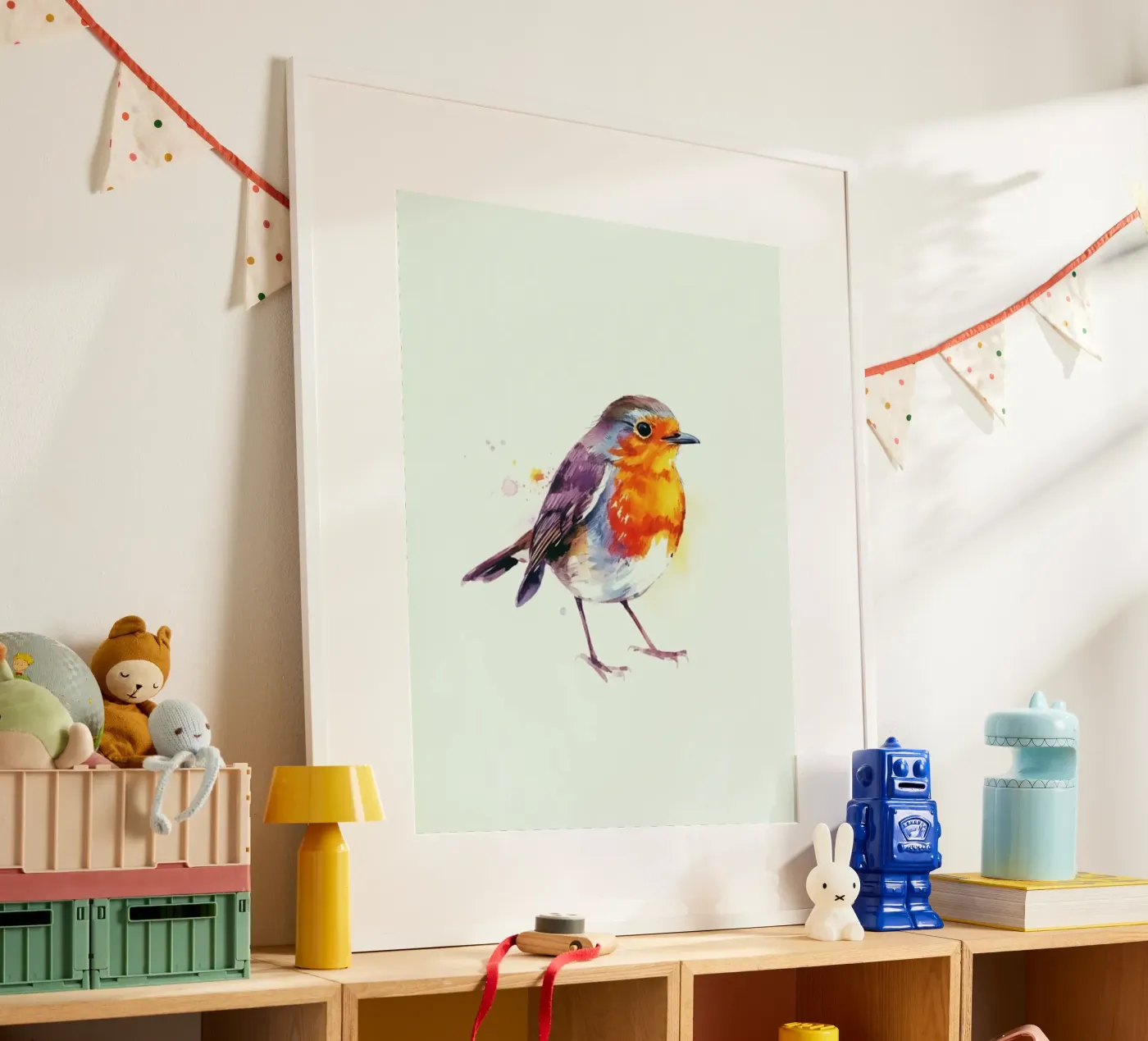 WINTER ROBIN poster van PERSIE