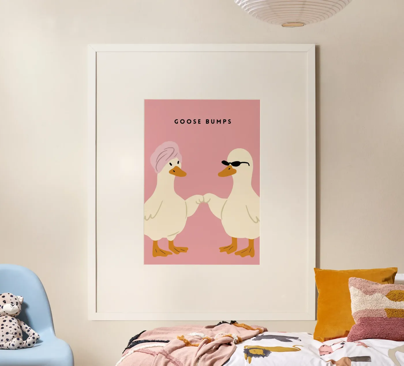 Goose Bumps poster van PurePeachArt