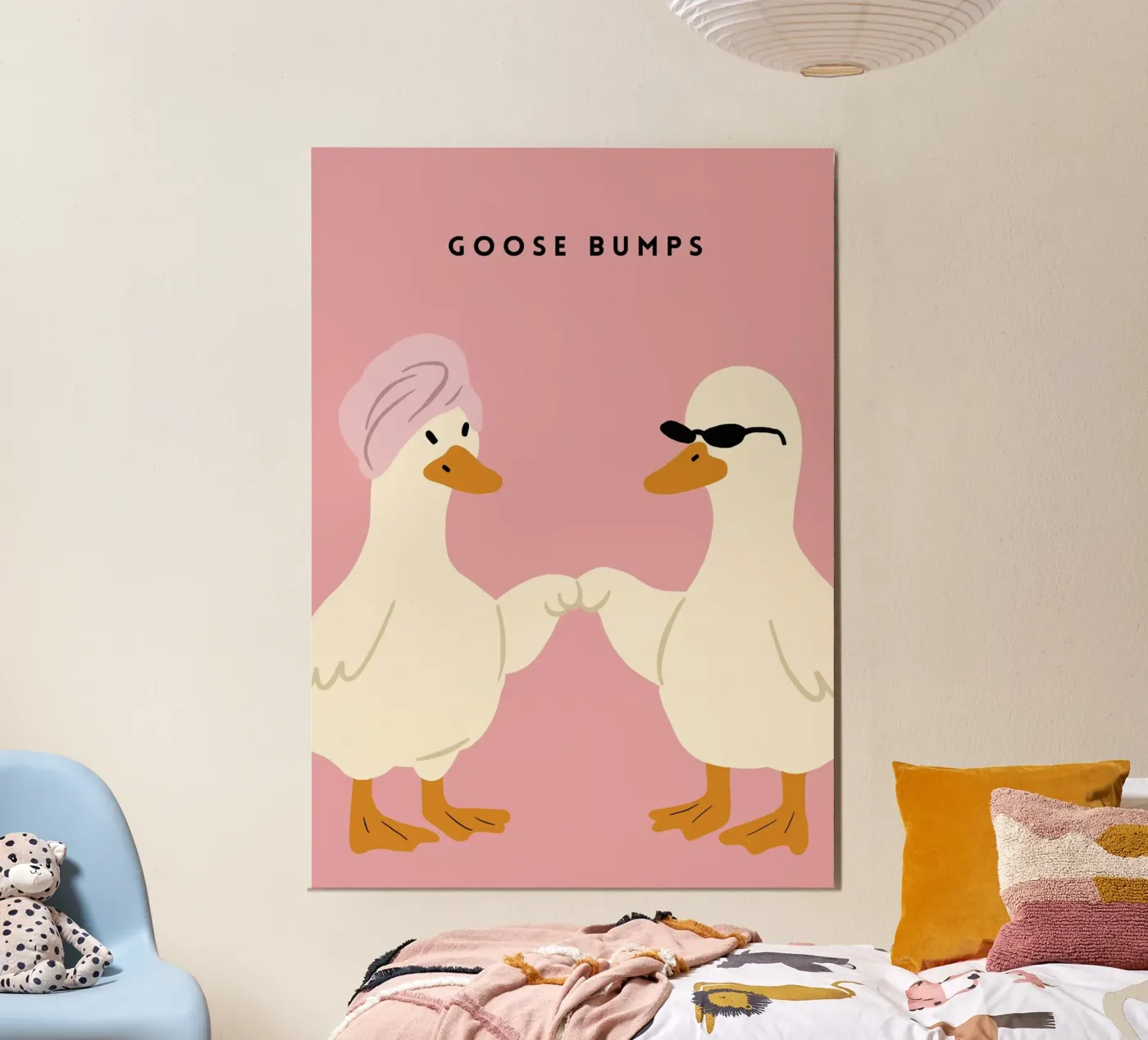 Goose Bumps poster van PurePeachArt