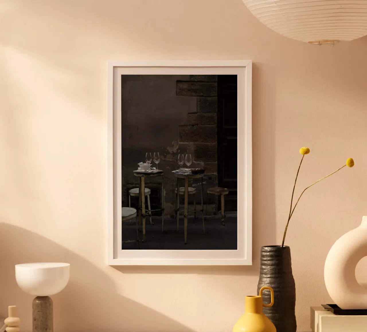 florence Poster mit Aluminium Rahmen von friedalovesemil