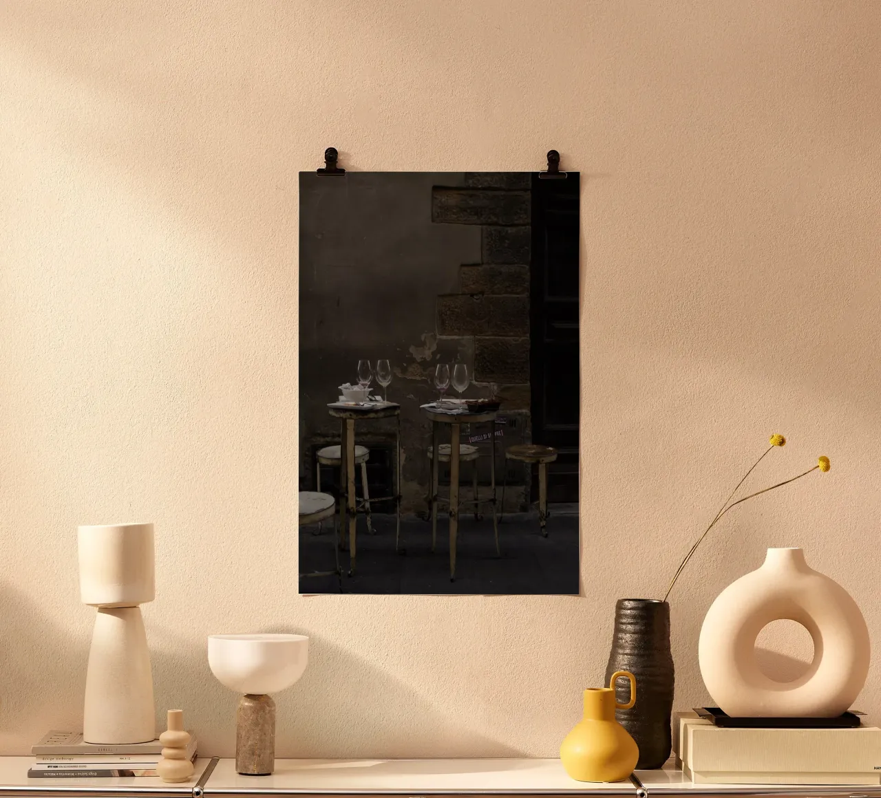 florence Poster mit Aluminium Rahmen von friedalovesemil