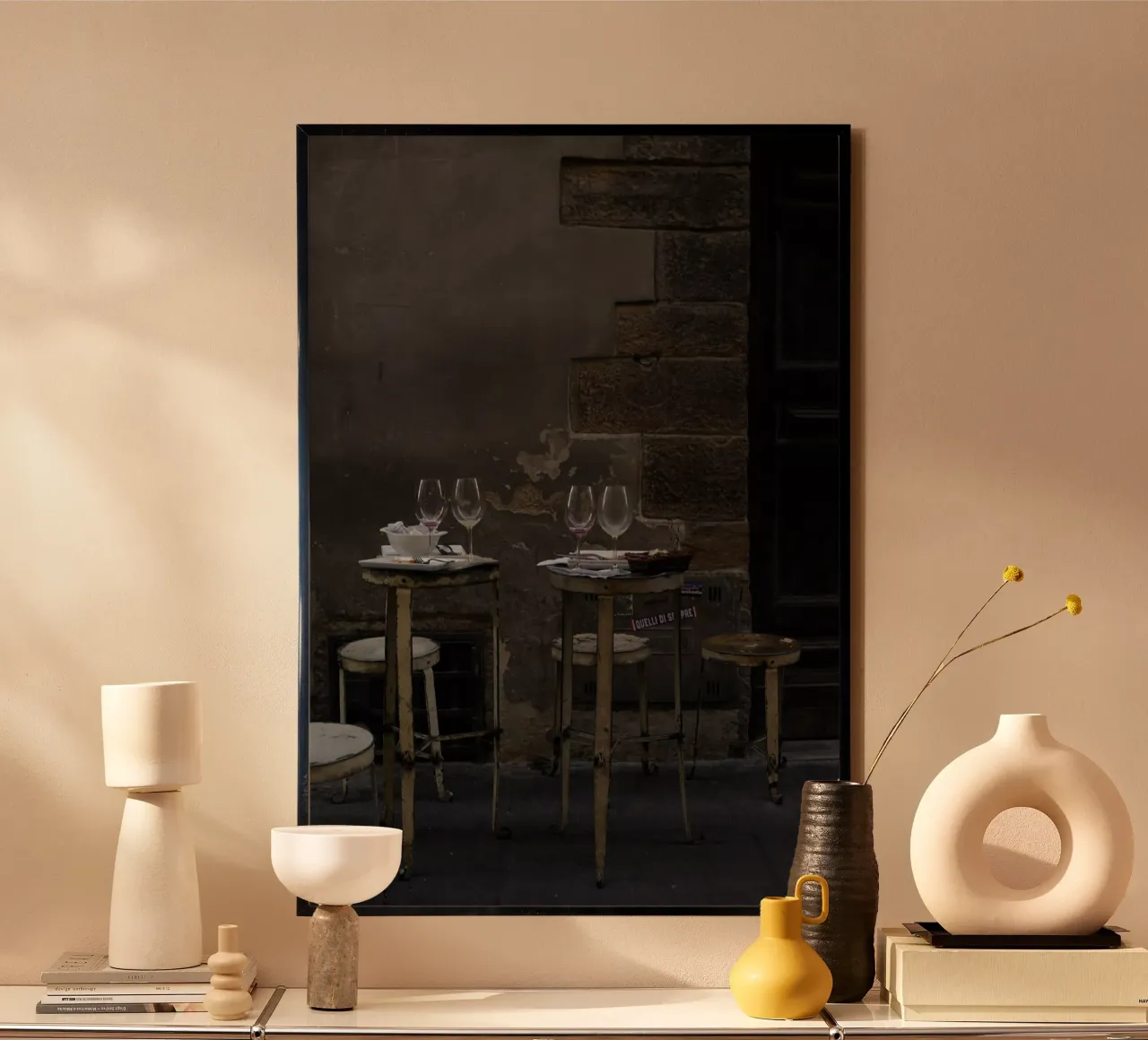 florence Poster mit Aluminium Rahmen von friedalovesemil