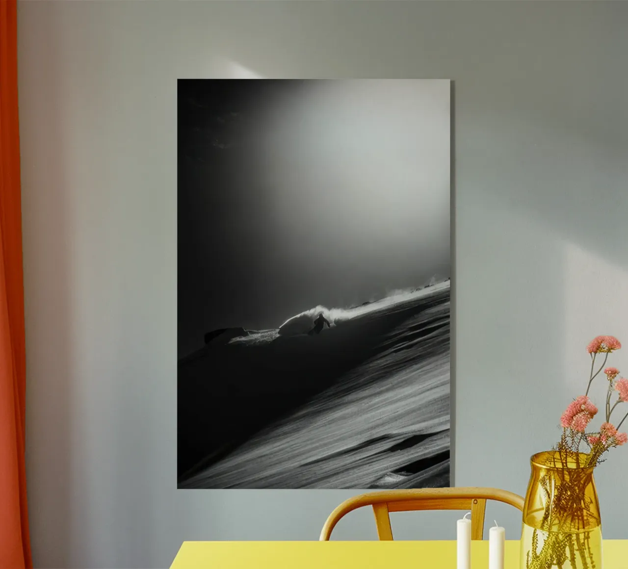 Freeride Ski 61 acrylic glass by Retro's Legend