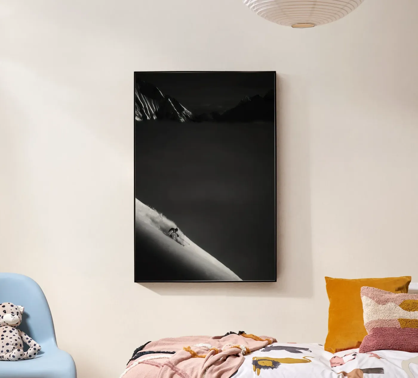 Freeride Ski 63 acryl van Retro's Legend