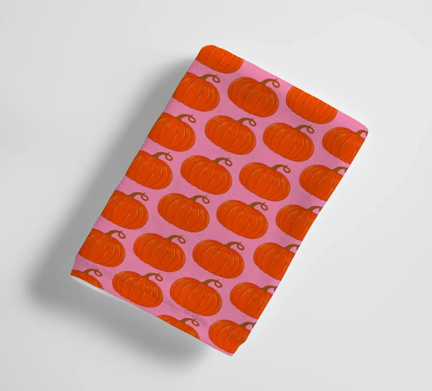Pumpkins towel by Natalie Foss