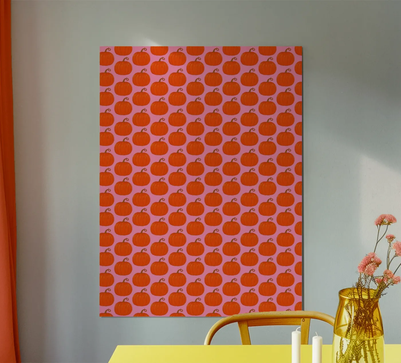 Pumpkins poster van Natalie Foss
