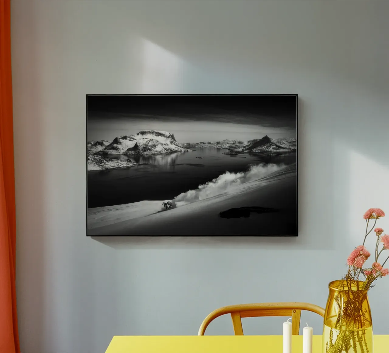 Freeride Ski 58 acrylic glass by Retro's Legend